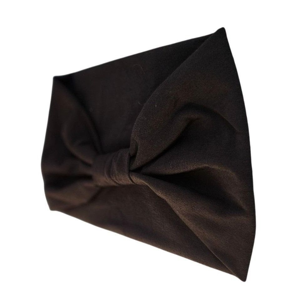 Other Black Knit Headwrap Hairband Soft Stretchy Headband Fabric U Size ONE SIZE - 6 Thumbnail