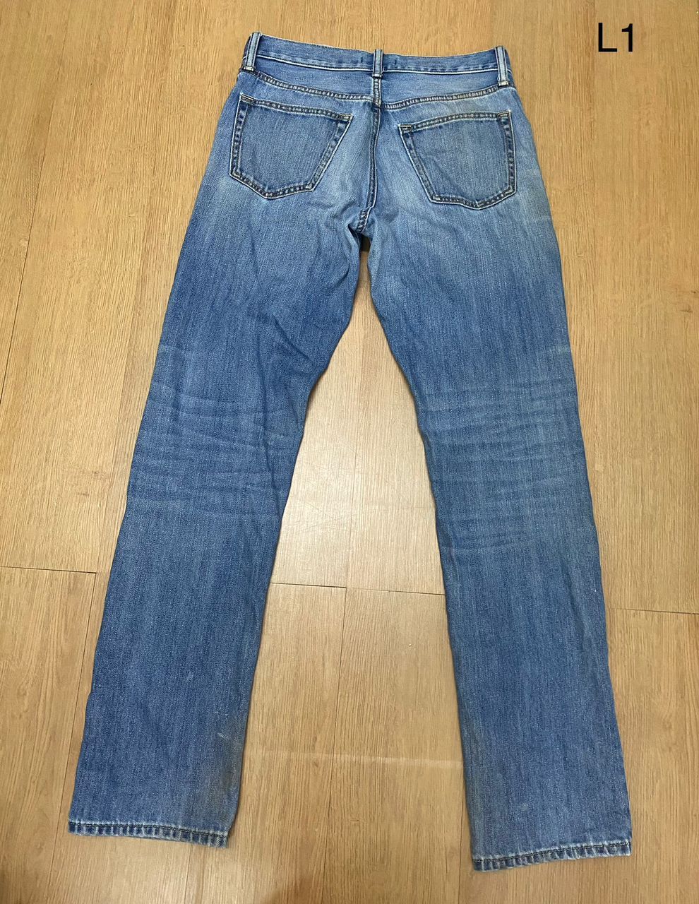 Japanese Brand Vintage Uniqlo Jeans Straight Distressed Denim Size US 30 / EU 46 - 2 Thumbnail