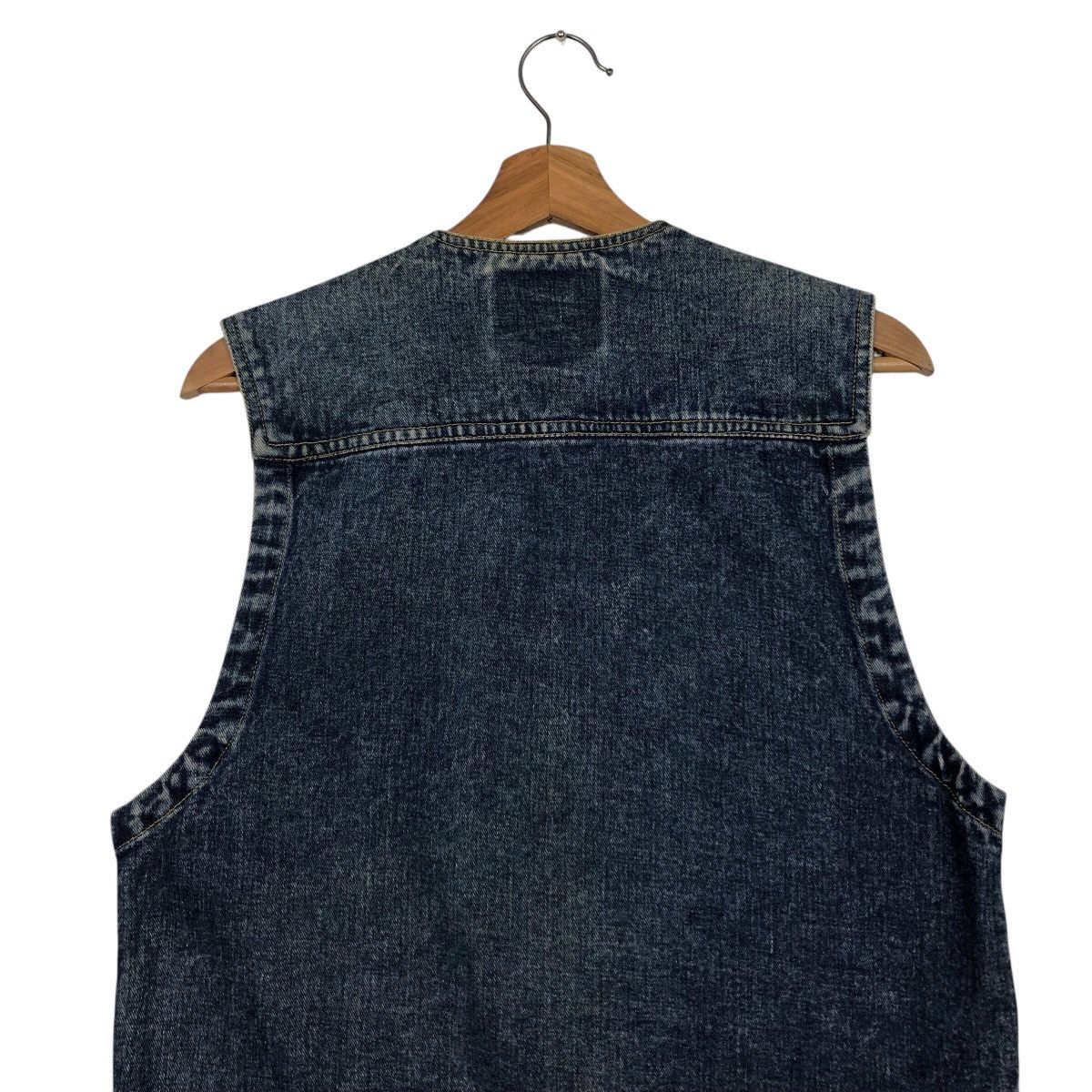Japanese Brand 📌Vintage Denim Work Jacket Biker Fuji Mark Size US M / EU 48-50 / 2 - 10 Thumbnail
