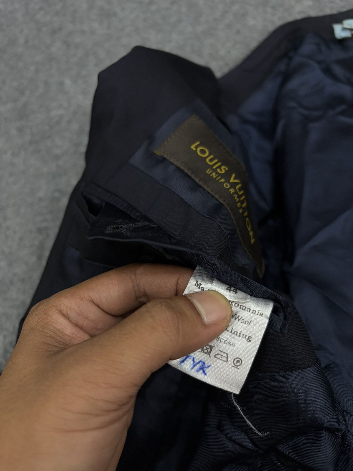 Louis Vuitton Louis Vuitton Blazer Size 44S - 7 Thumbnail