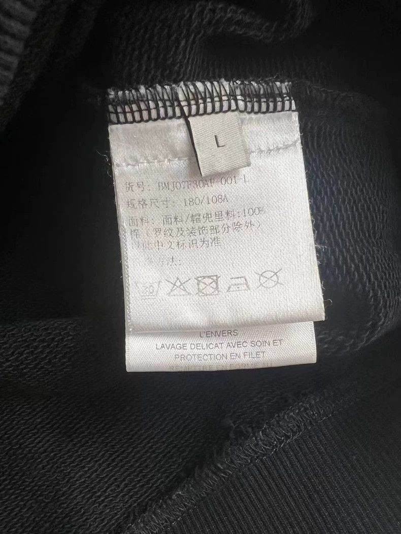 Givenchy Givenchy Black Double Ring Letter Logo Hoodie Size US L / EU 52-54 / 3 - 3 Thumbnail