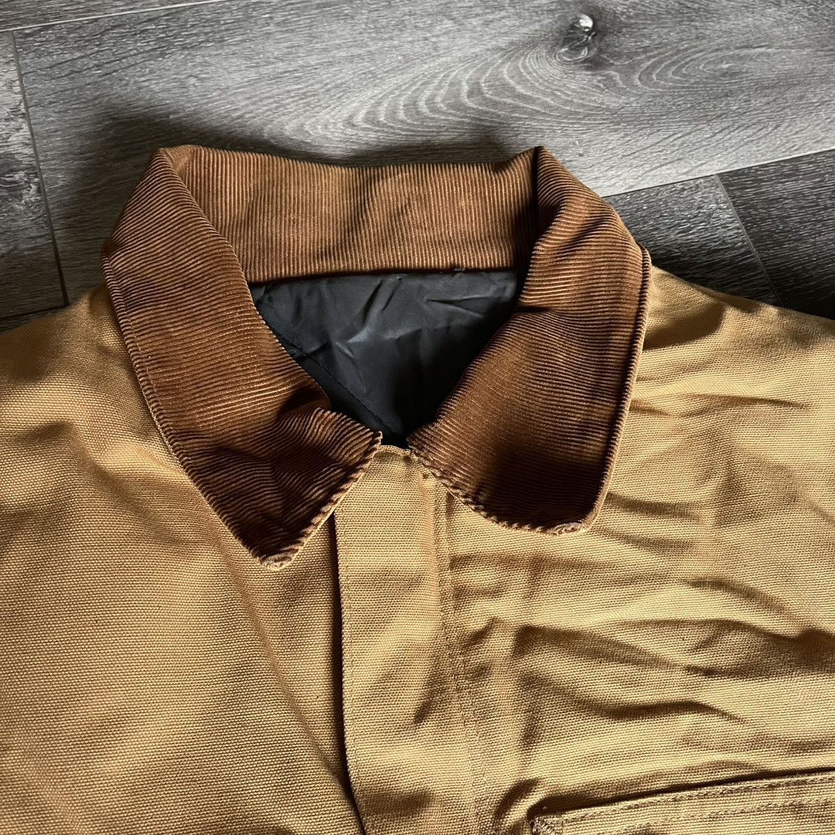 Carhartt × Vintage Vintage 90s Carhartt Tan Quilted Chore Arctic Jacket Canvas Size US XXL / EU 58 / 5 - 8 Thumbnail