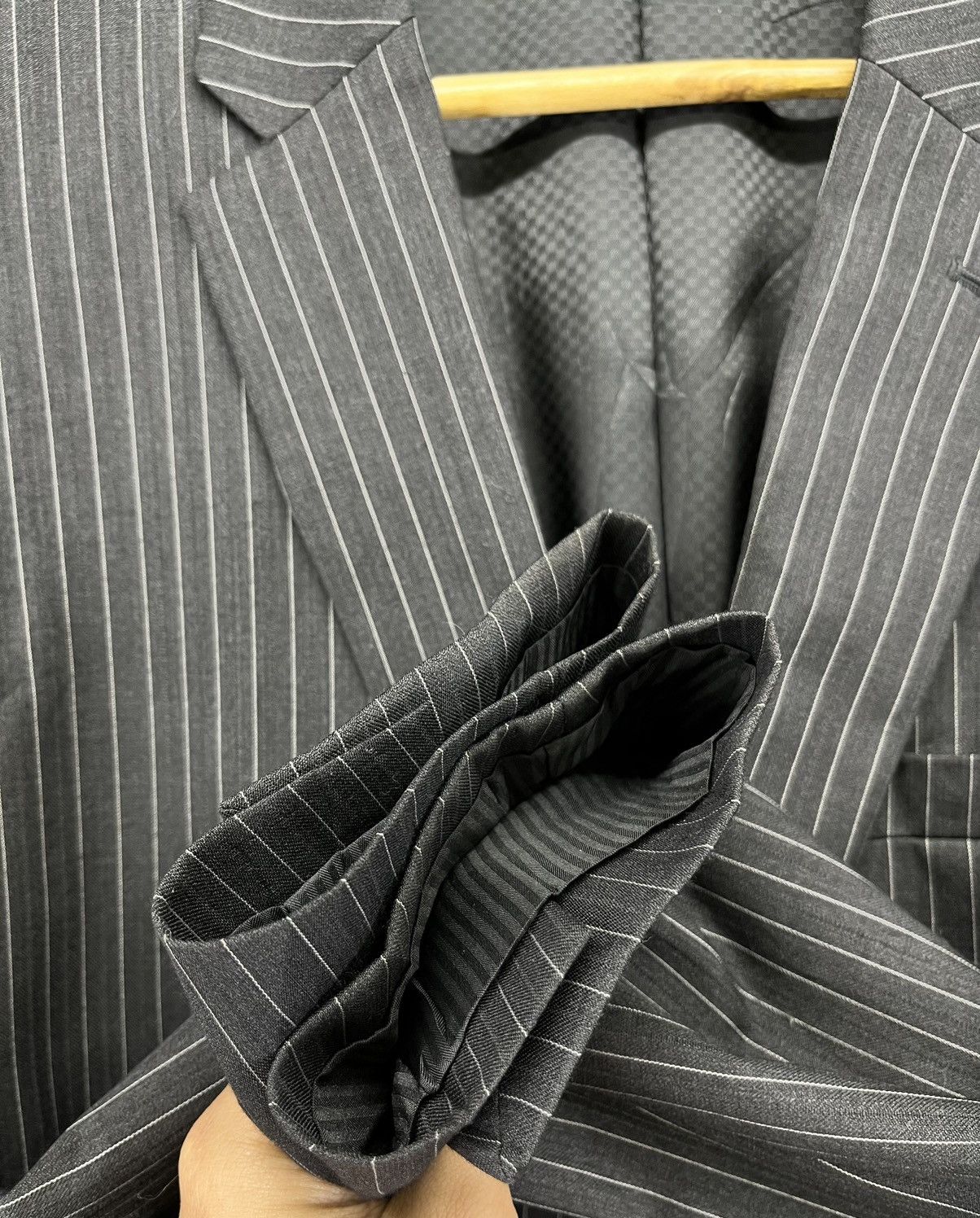 Issey Miyake Issey Miyake Tete Homme Black Wool Blazers Coats Jacket Size US XL / EU 56 / 4 - 11 Thumbnail