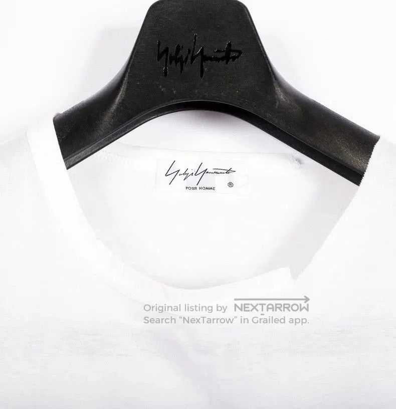 Yohji Yamamoto Yohji Yamamoto Irregular Cut Short Sleeve Tee Size US L / EU 52-54 / 3 - 4 Thumbnail