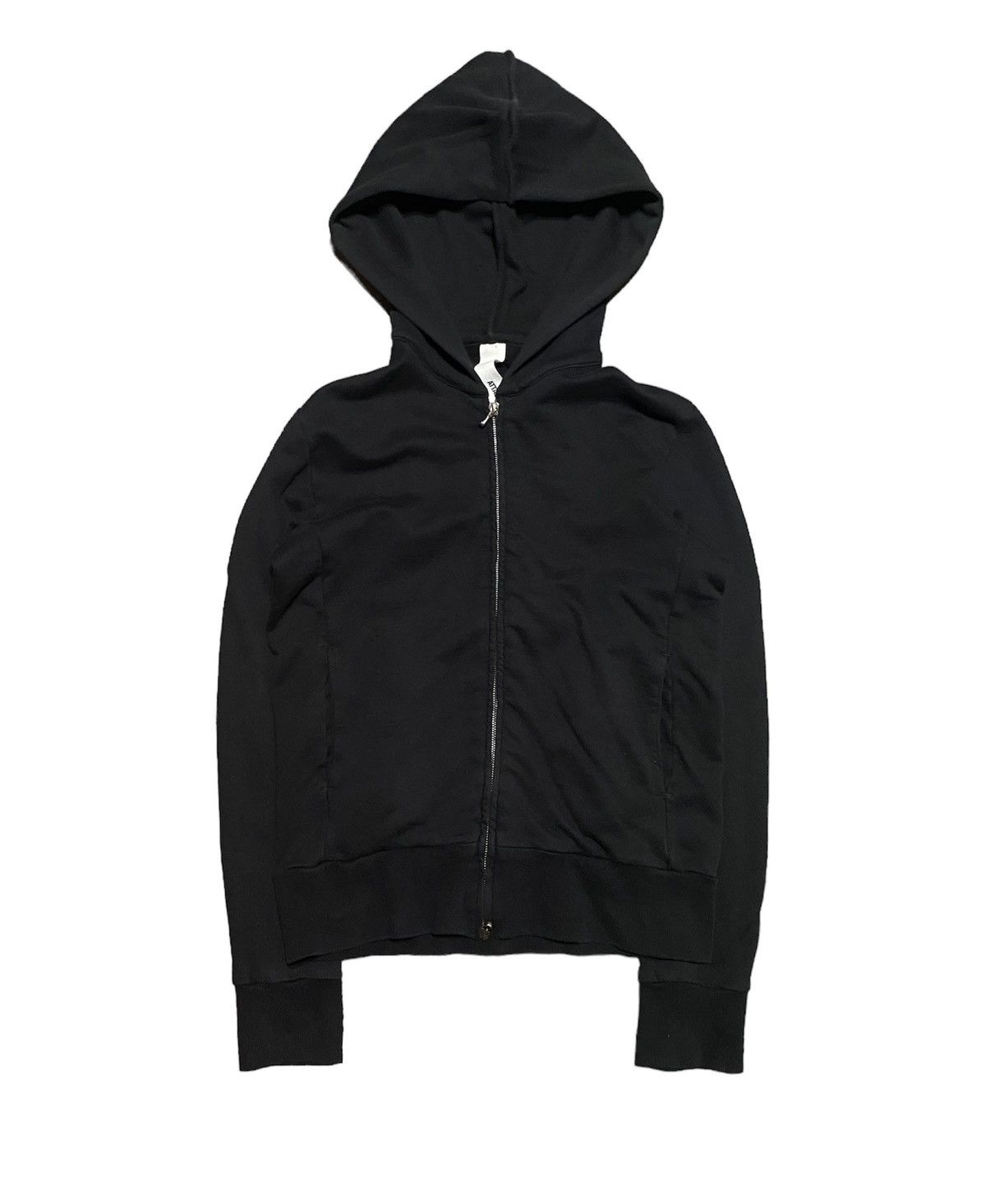 ATTACHMENT Black Zip-Up Hoodie