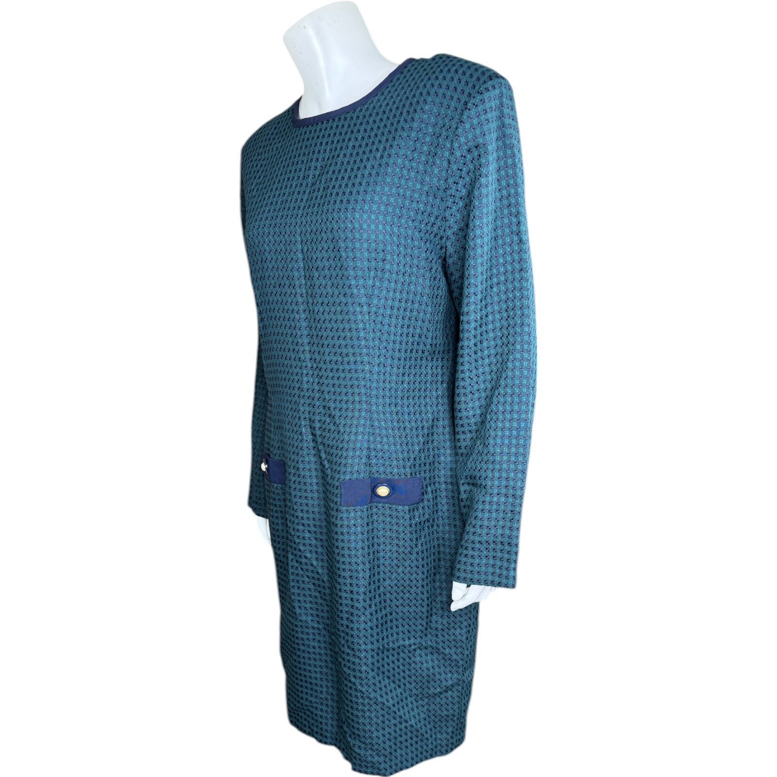 Other Miz California Green Navy Plaid Vintage Womens 12 Midi Size XL / US 12-14 / IT 48-50 - 7 Thumbnail