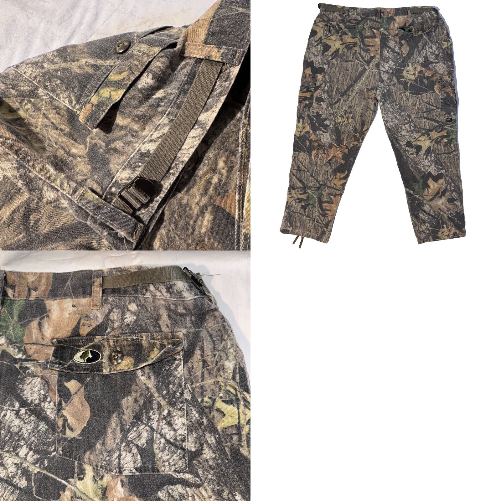 Vintage Mossy Oak Camo Pants Mens 2XL Cargo Loose Baggy Relaxed Wide Leg Y2K Hunting Size US 39 - 8 Thumbnail