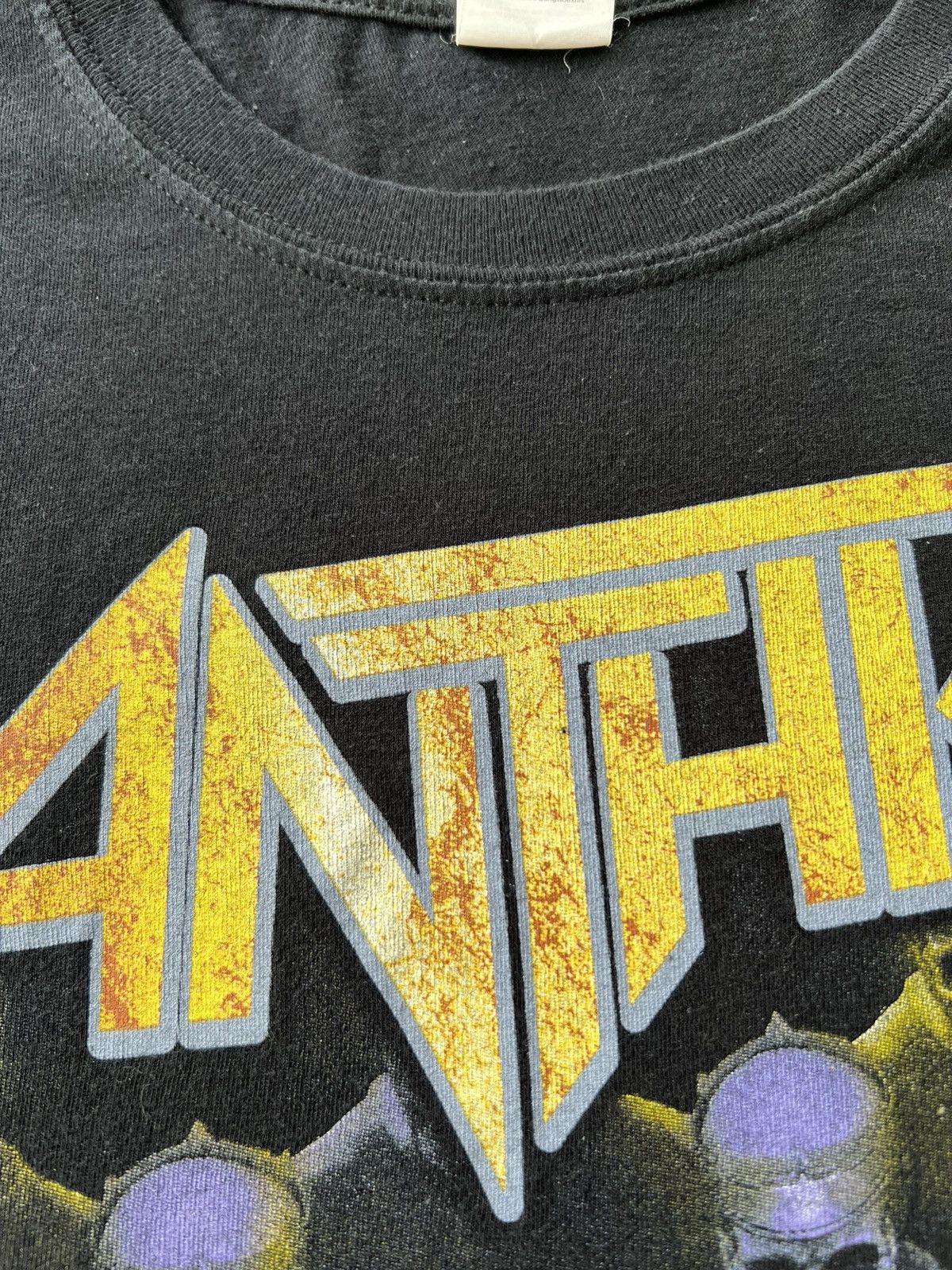 Band Tees Vintage 2017 Anthrax Among The Kings Thrash Metal Band Size US M / EU 48-50 / 2 - 6 Thumbnail