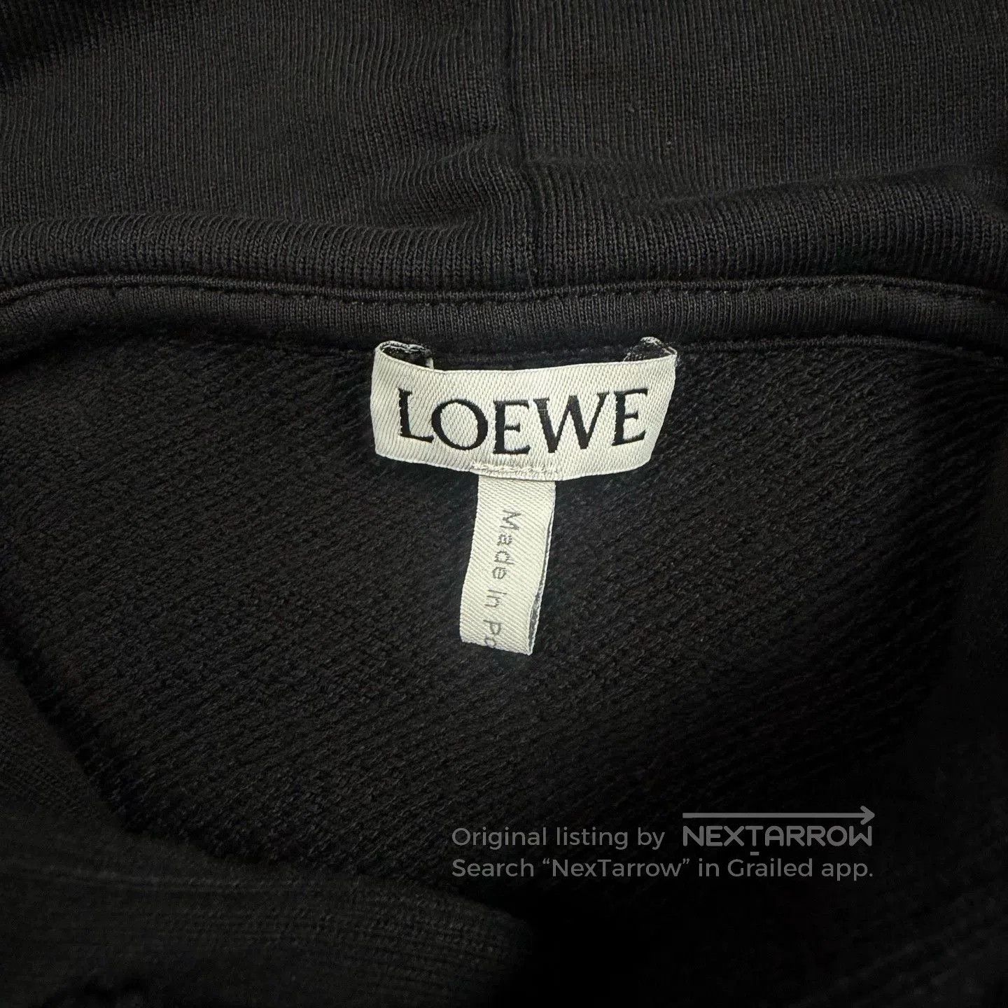 Loewe black logo hoodie from loewe. Size US M / EU 48-50 / 2 - 3 Thumbnail
