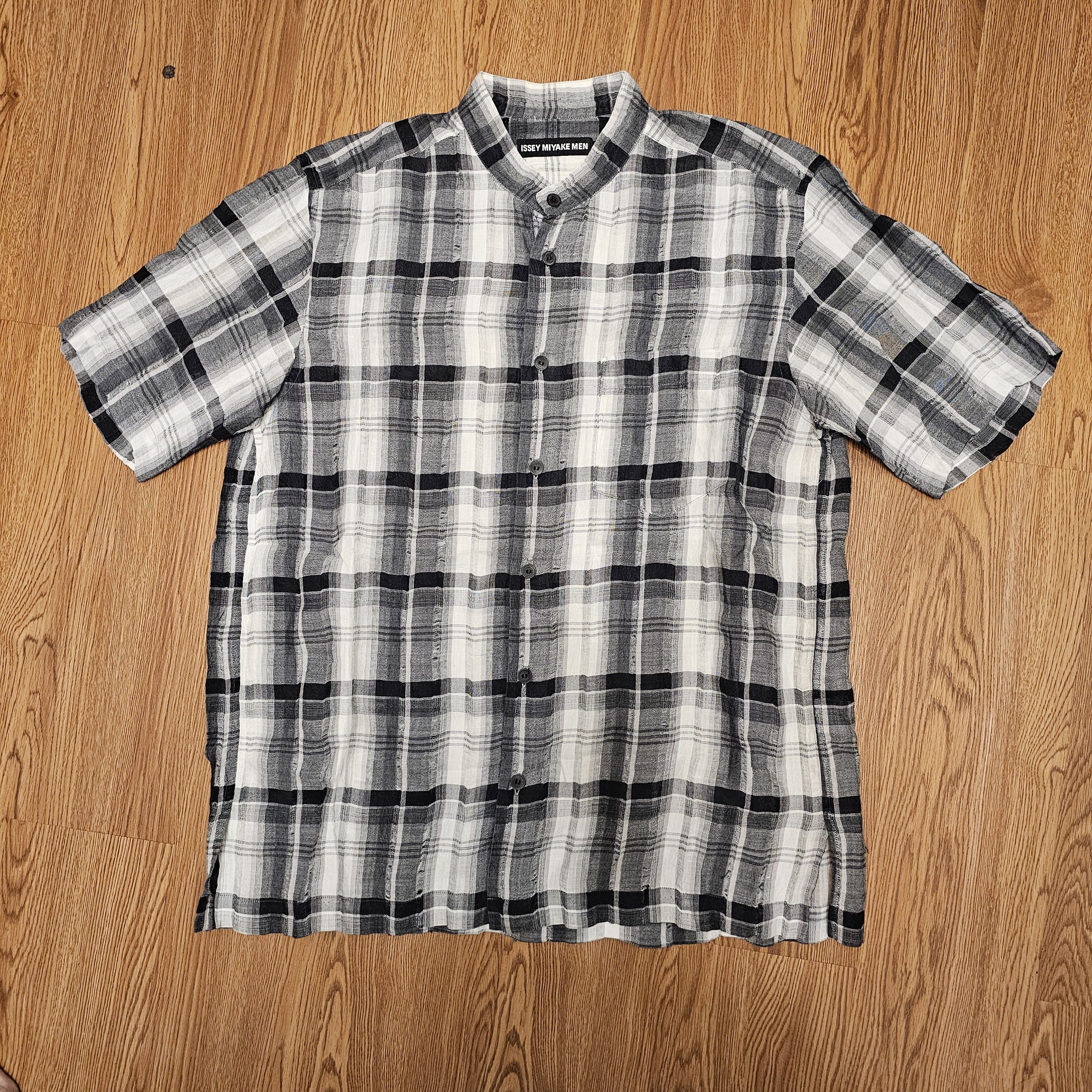 Issey Miyake Issey Miyake Men Linen Ramie Shirt Size US M / EU 48-50 / 2 - 1 Thumbnail
