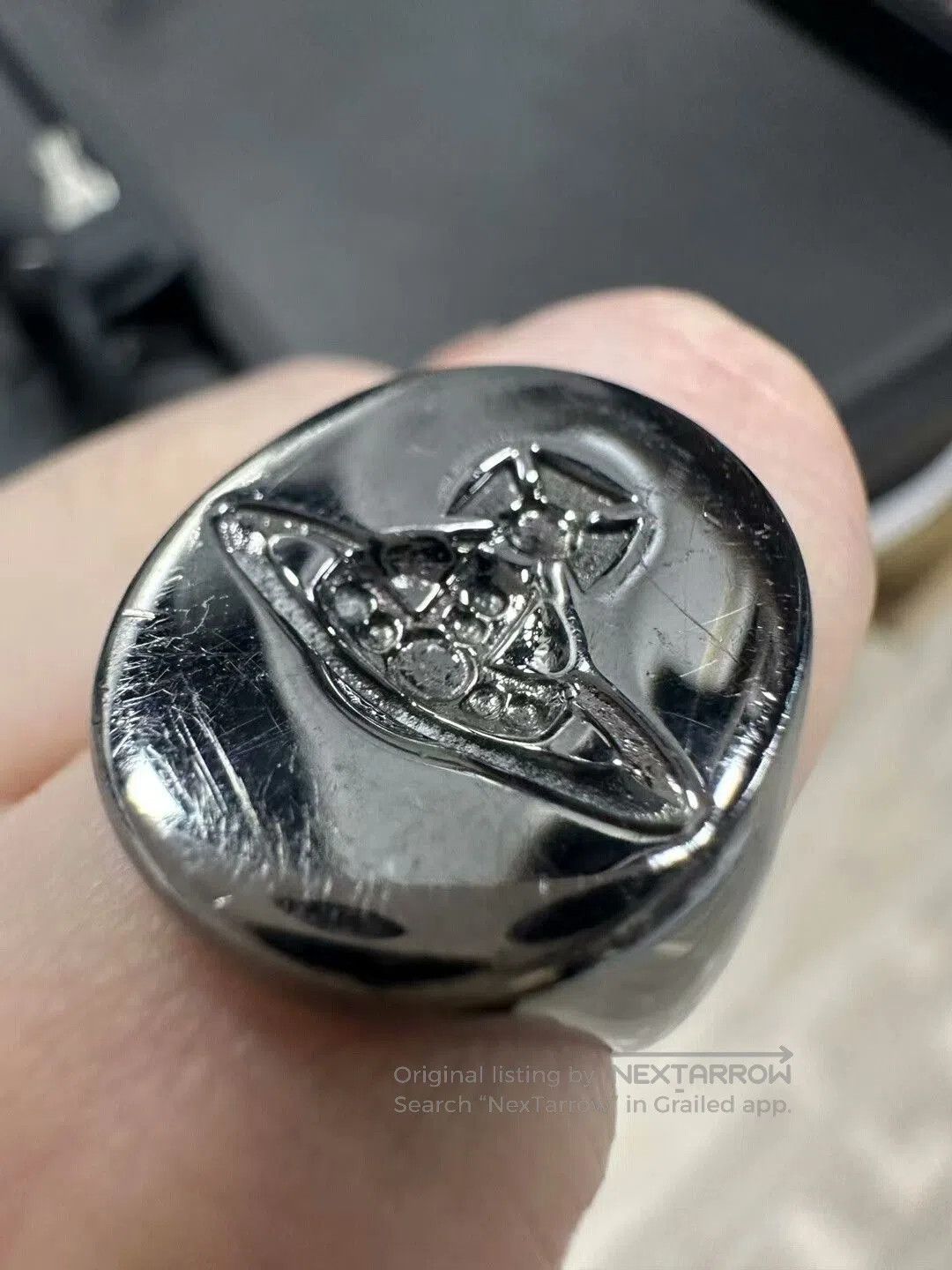 Vivienne Westwood Vivienne Westwood Saturn Ring Silver. Size ONE SIZE - 2 Thumbnail