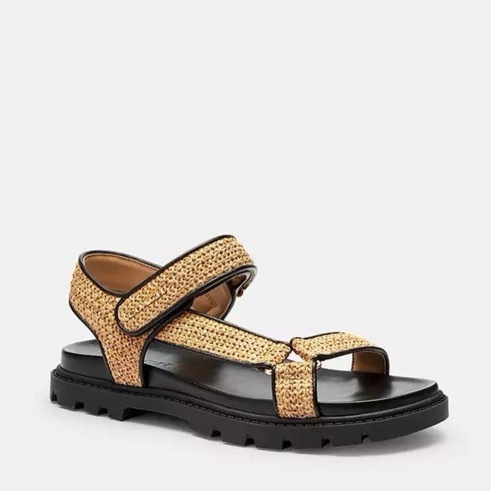 Coach NEW COACH Women's Sport Sandal Toast/Black CBB92 US 6.5 Size US 6.5 / IT 36.5 - 5 Thumbnail