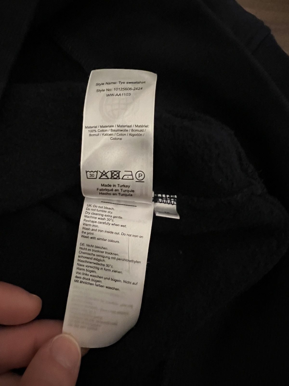 Wood Wood Double A by Wood Wood Graphic Fleece Sweatshirt Size US M / EU 48-50 / 2 - 6 Thumbnail
