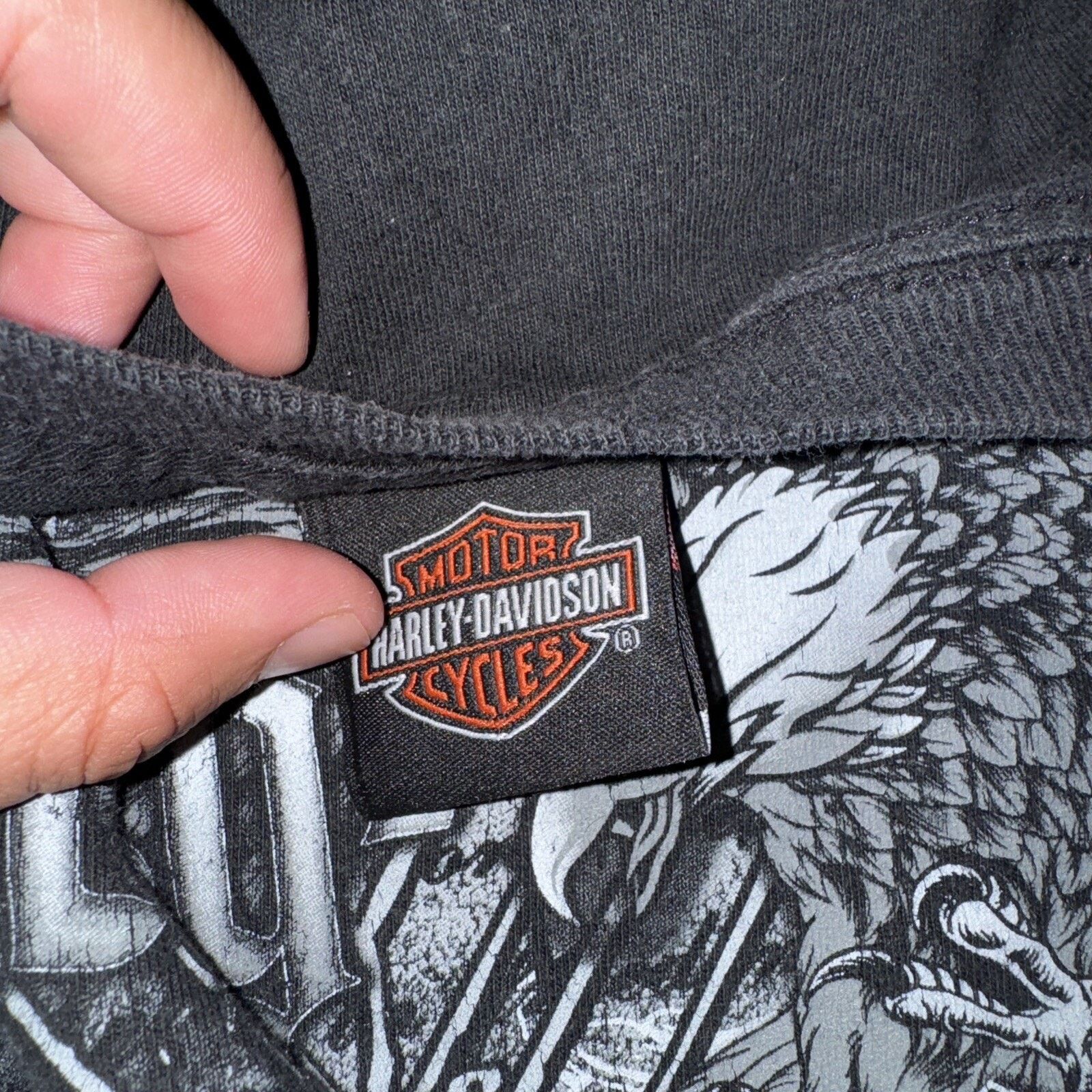 Harley Davidson Y2K Harley Davidson T-Shirt Black Affliction Style XL 23x30 Size US XL / EU 56 / 4 - 3 Thumbnail