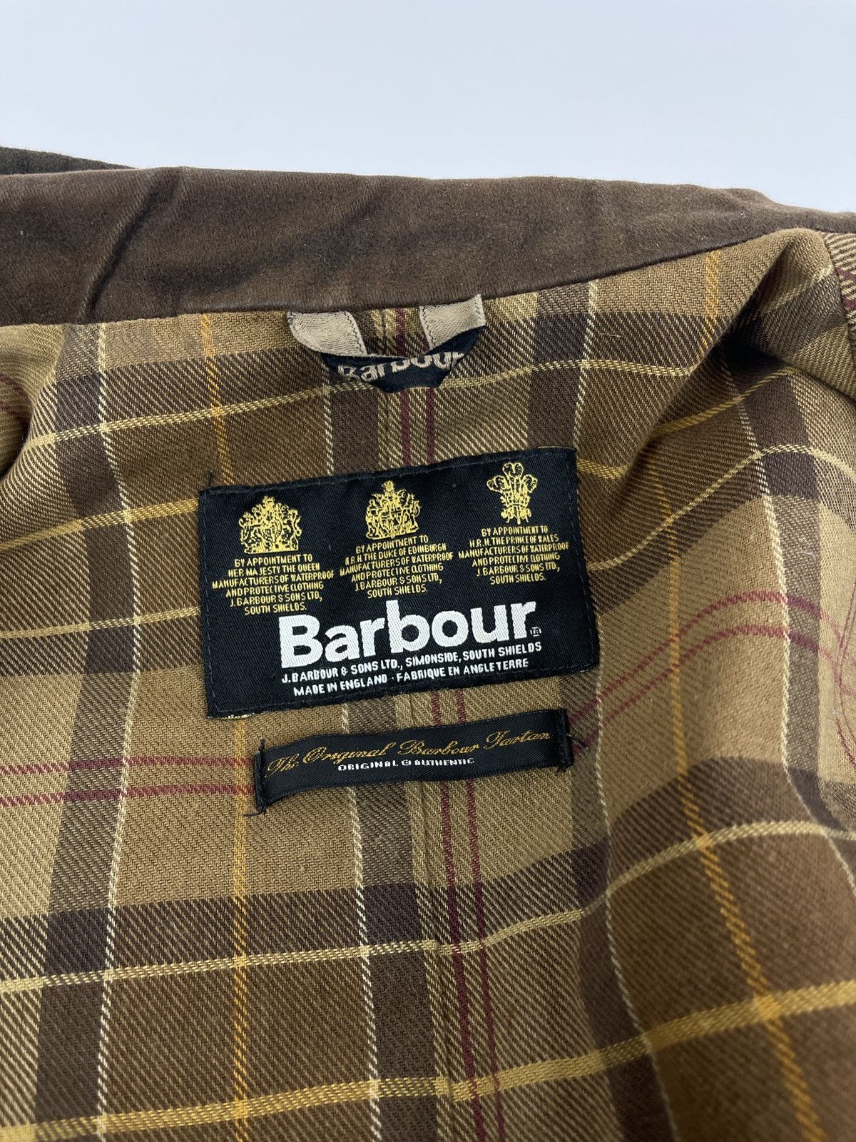 Barbour × Vintage Barbour Brown Wax Ladies Utility Jacket Size S / US 4 / IT 40 - 11 Thumbnail