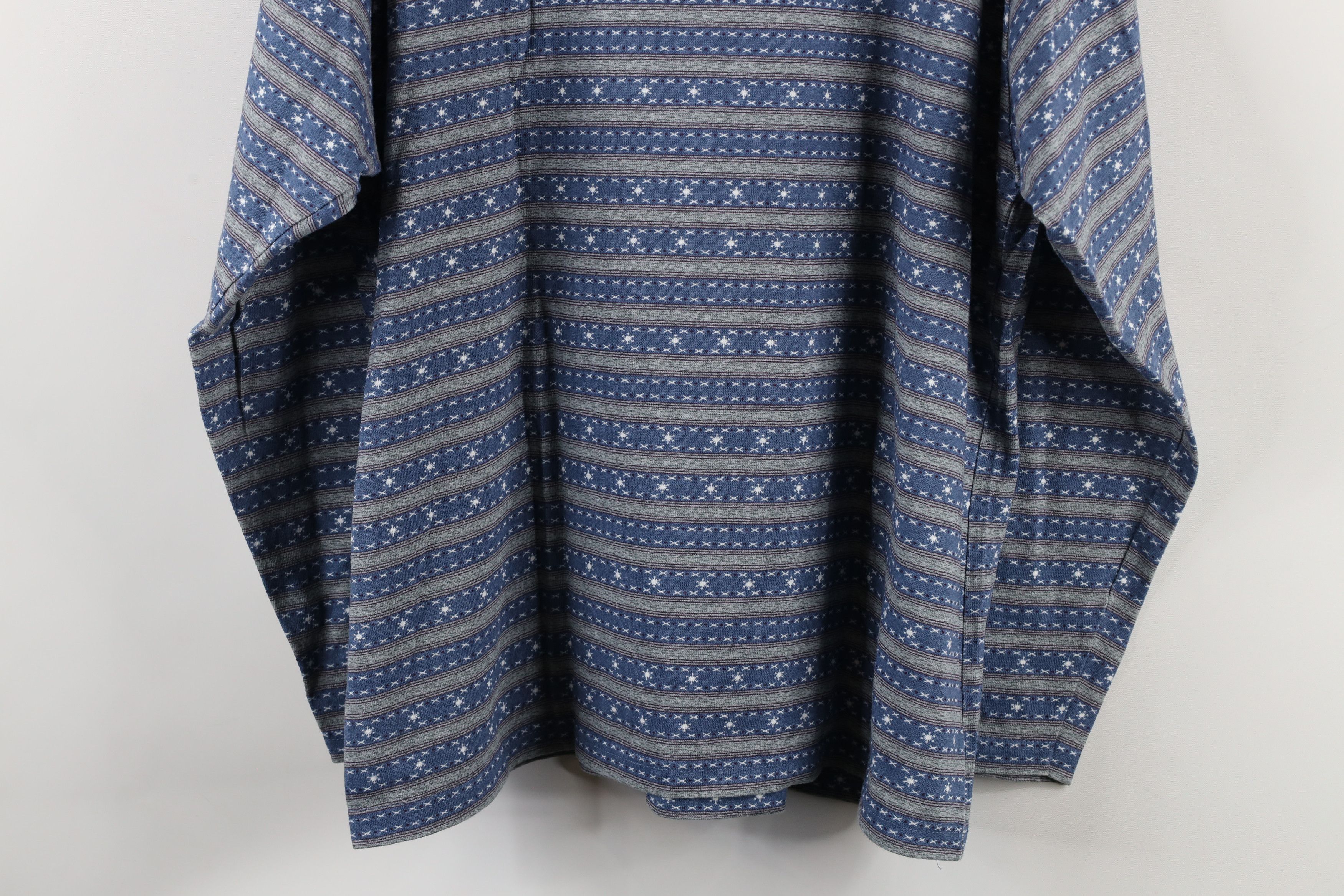 Vintage Vintage 90s Streetwear Snowflake Fair Turtleneck T-Shirt Size L / US 10 / IT 46 - 8 Thumbnail