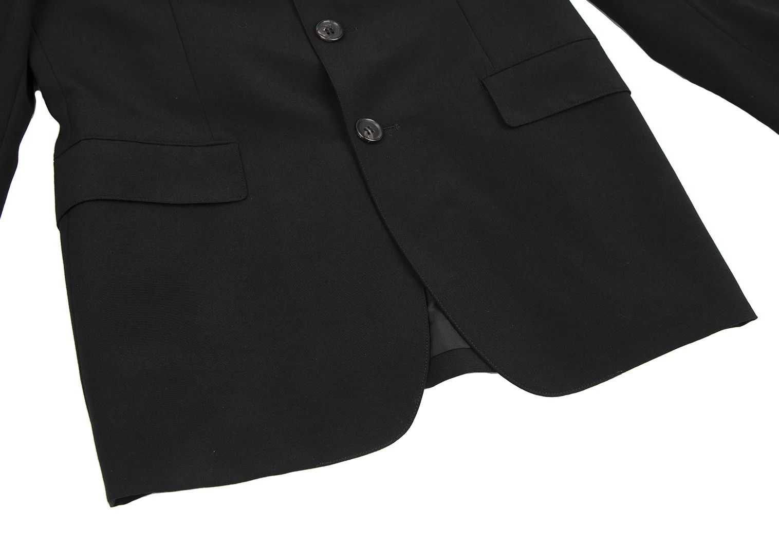 Jean Paul Gaultier Wool 3-Button Jacket in Black, Size 48 Size US M / EU 48-50 / 2 - 10 Thumbnail