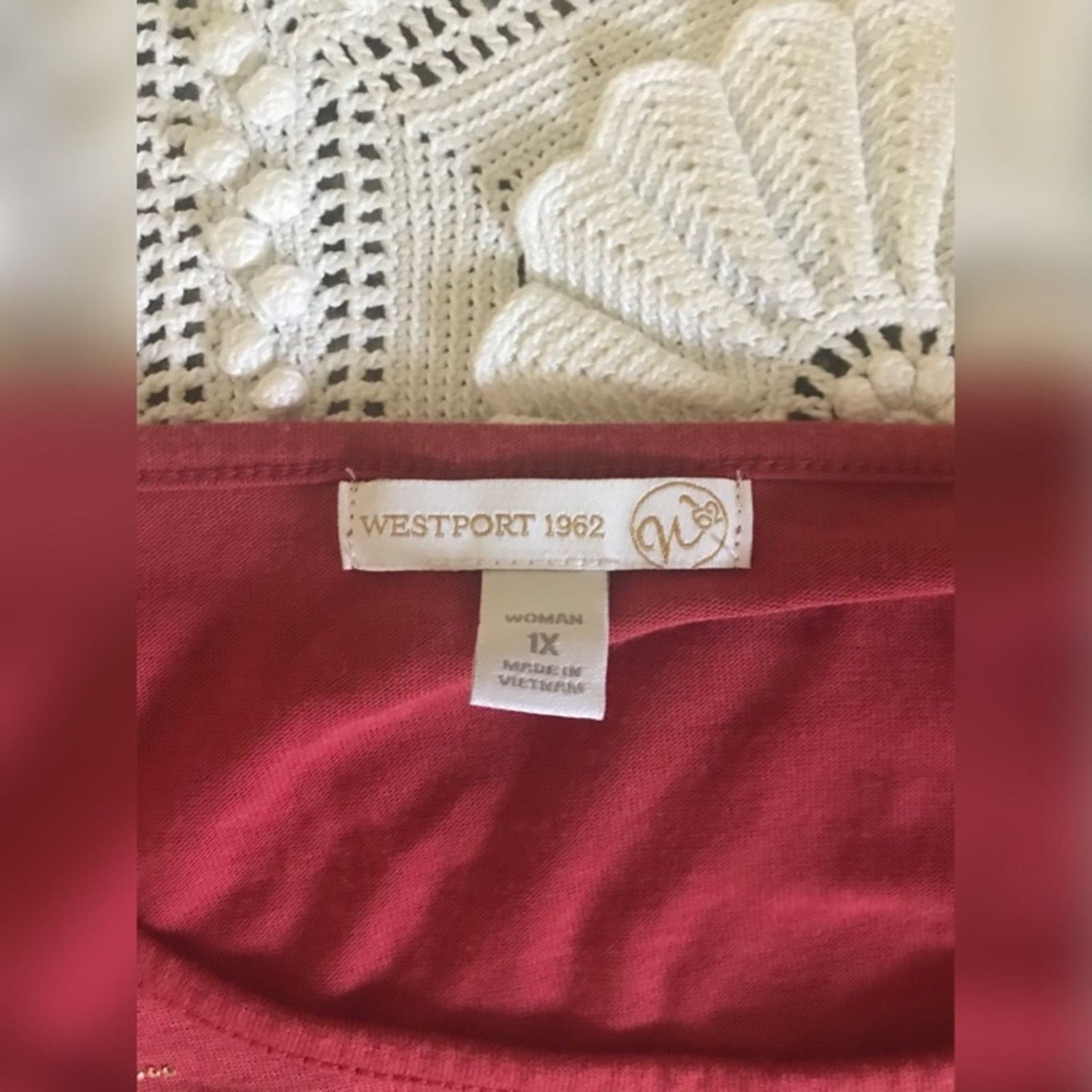 Other Westport 1962 Rust Rhinestones Plus Size Top Size XL / US 12-14 / IT 48-50 - 8 Thumbnail