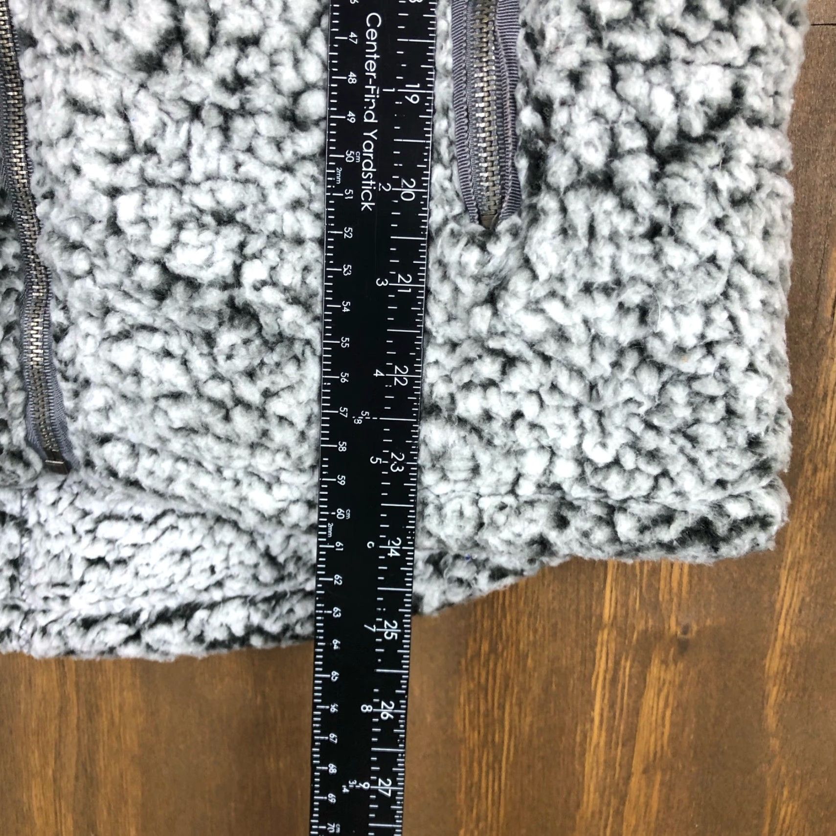 Vintage Thread & Supply Womens Vest Charcoal Fleece Sherpa Sleeveless Full Zip XS Vest Women Charcoal Fleece Sherpa Sleeveless Full Zip XS Size XS / US 0-2 / IT 36-38 - 5 Thumbnail