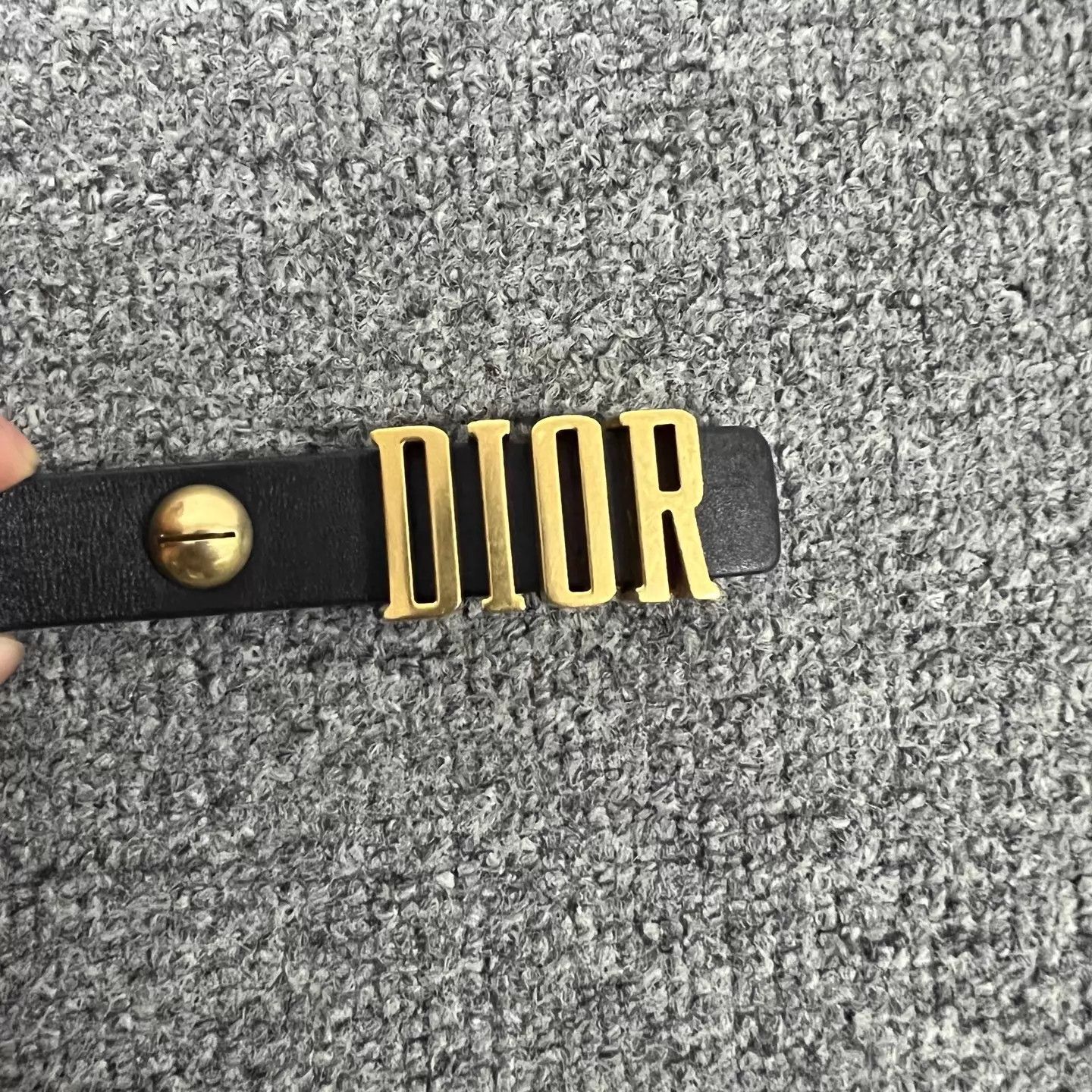 Dior Dior Metal Buckle Rivet Belt 99 New Size 80 Size ONE SIZE - 3 Thumbnail