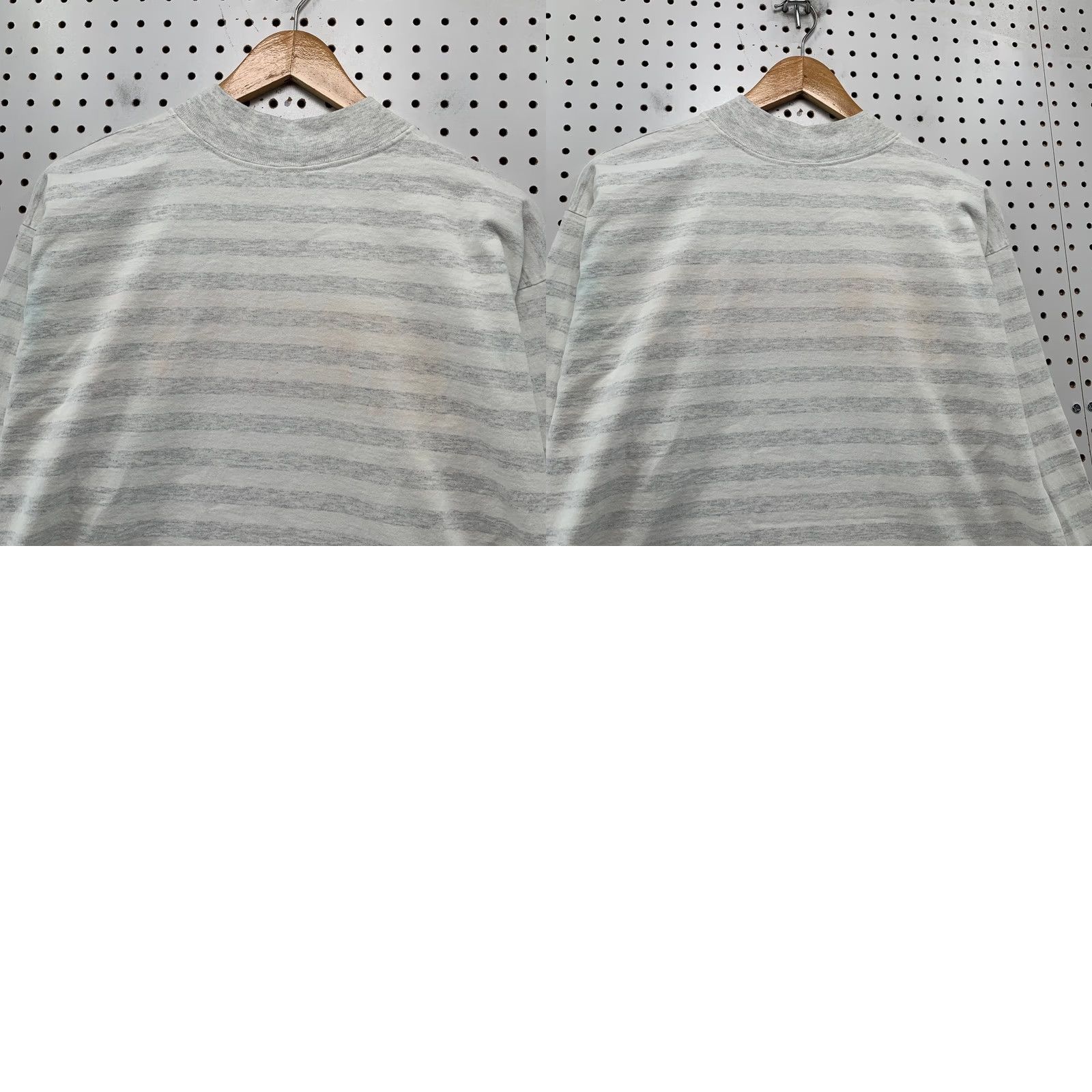 Vintage VINTAGE Hershey T Shirt Mens XL White Gray Striped Long Sleeve Made Usa Size US XL / EU 56 / 4 - 10 Thumbnail