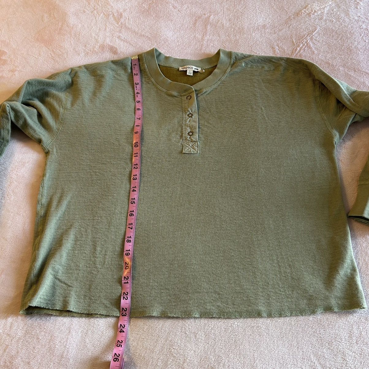 Toad&Co Toad&Co Nord Reversible long sleeve Henley green/mustard L Size L / US 10 / IT 46 - 11 Thumbnail
