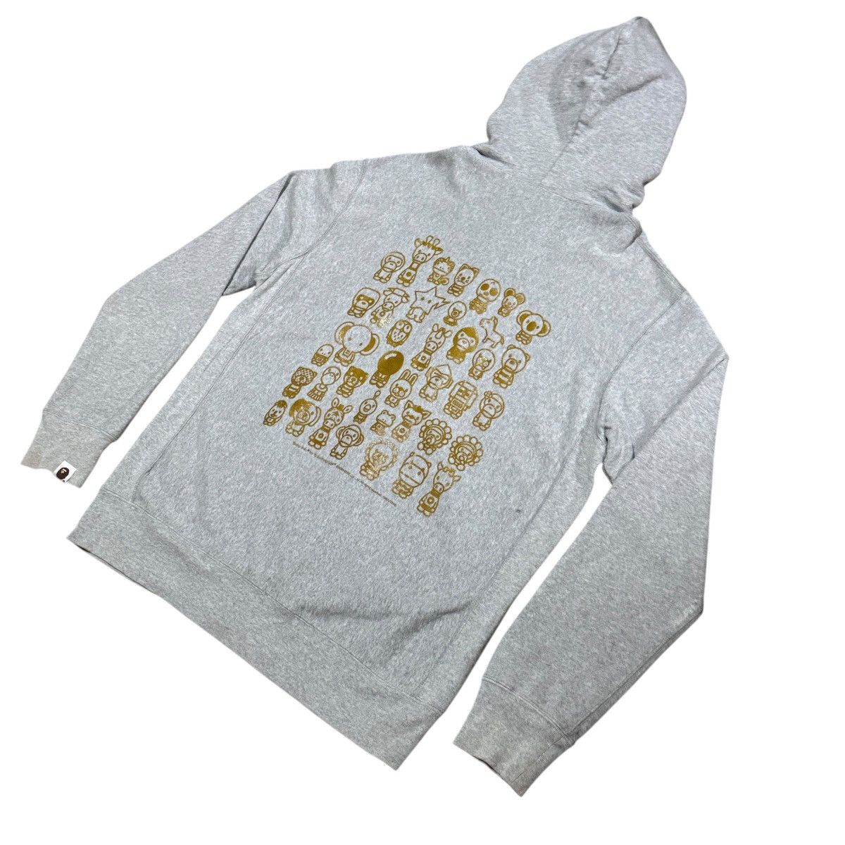 Vintage 2000 Baby Milo By Bathing Ape Sweat Hoodie Fully Zip