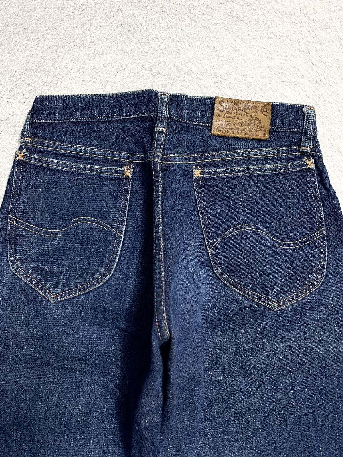 Sugar Cane 💥 RARE CRAZY VTG SUGAR CANE UNION MADE DENIM SELVEDGE 🎌 Size US 29 - 15 Thumbnail