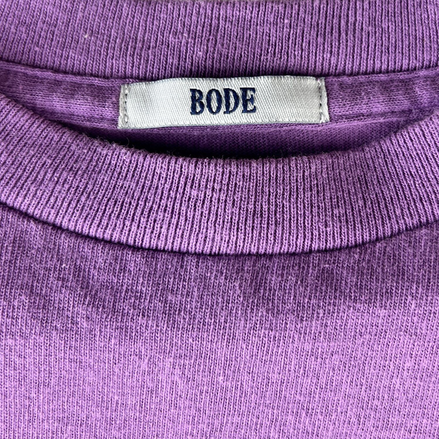 Bode Bode Purple Horseshoe Logo T-Shirt Size US XL / EU 56 / 4 - 4 Thumbnail