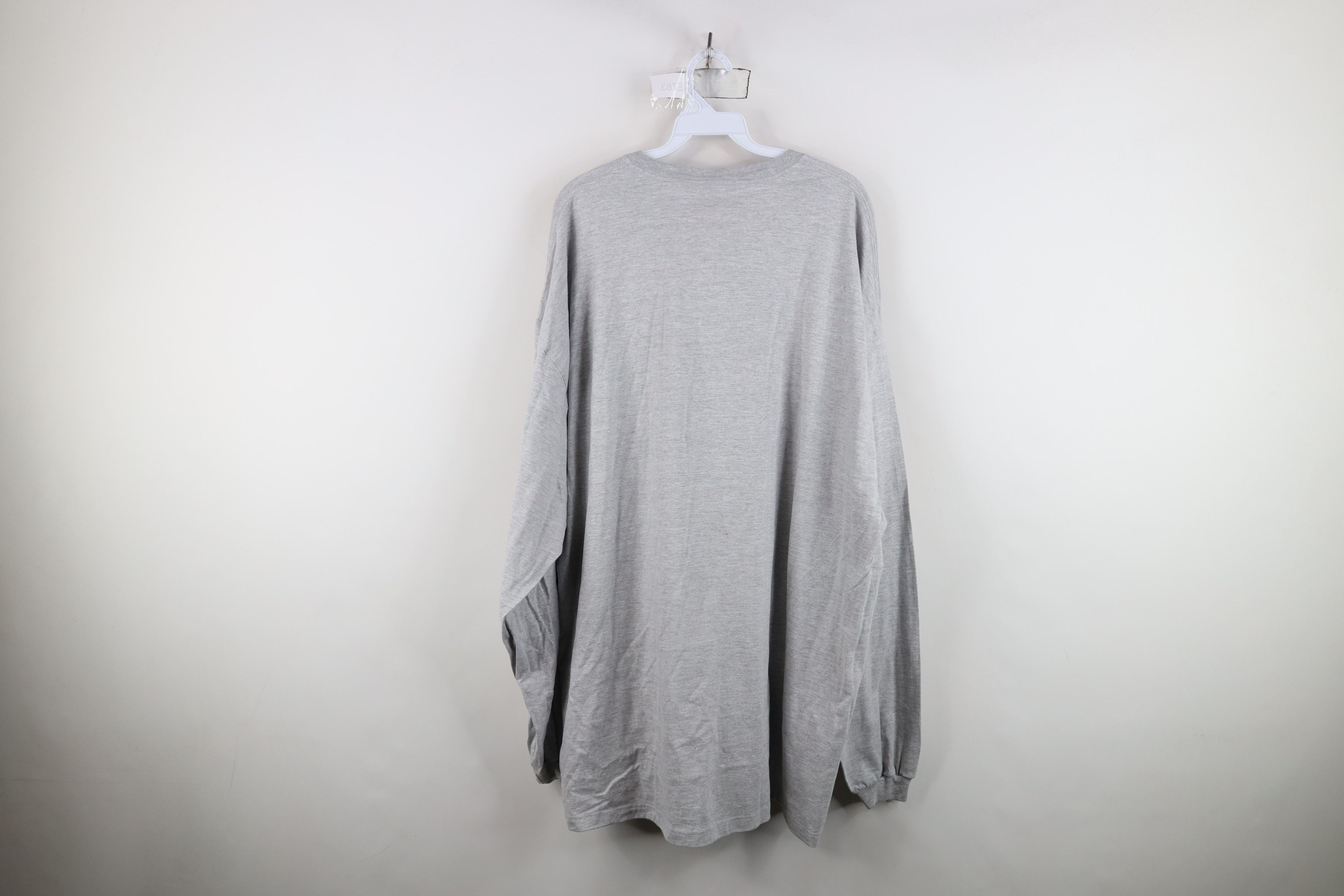 Vintage Vintage 90s Streetwear heavyweight Long Sleeve T-Shirt Gray Size US XXL / EU 58 / 5 - 10 Thumbnail