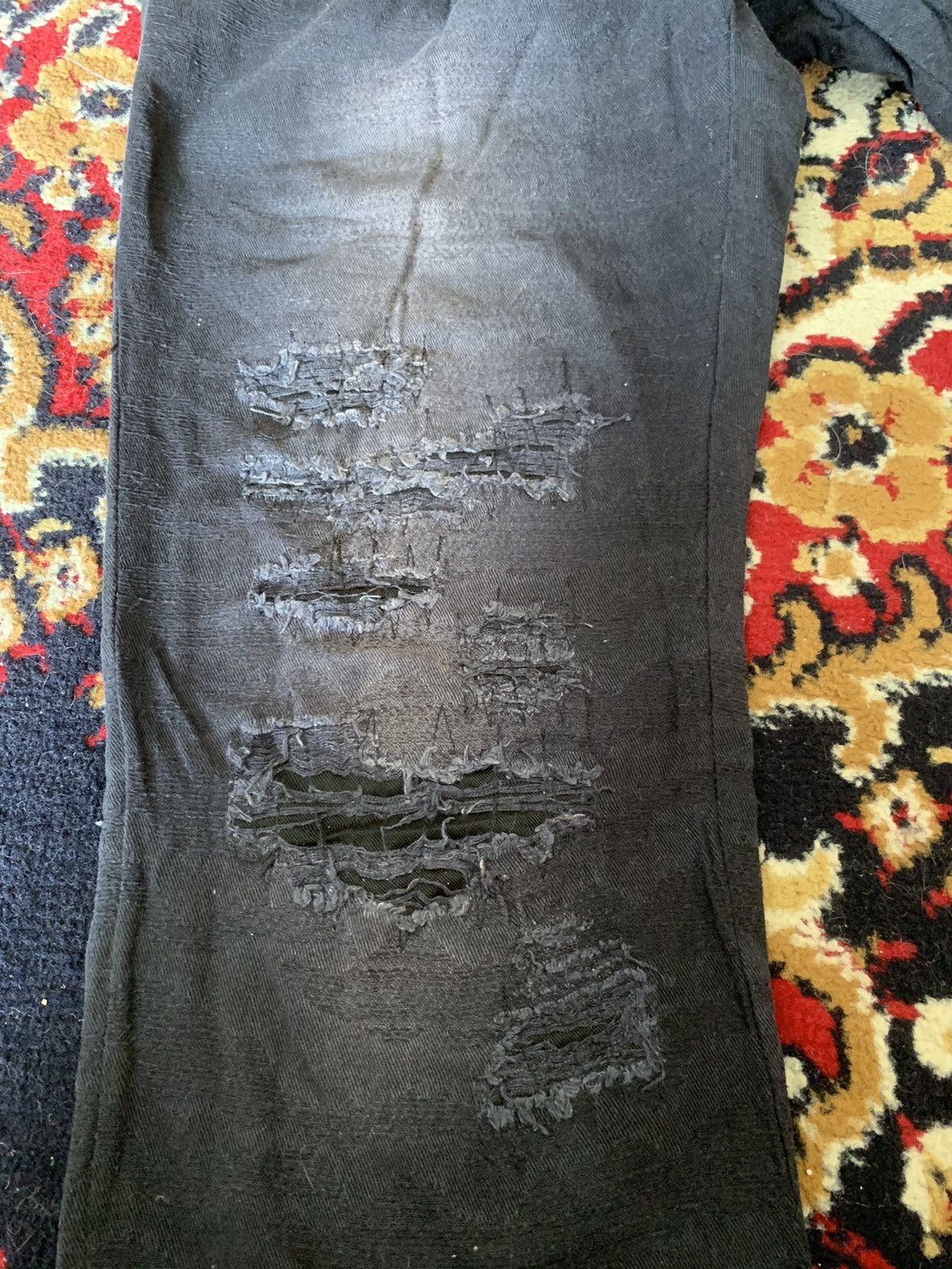 PPFM PPFM Buckel Back Distressed Denim Size US 30 / EU 46 - 9 Thumbnail
