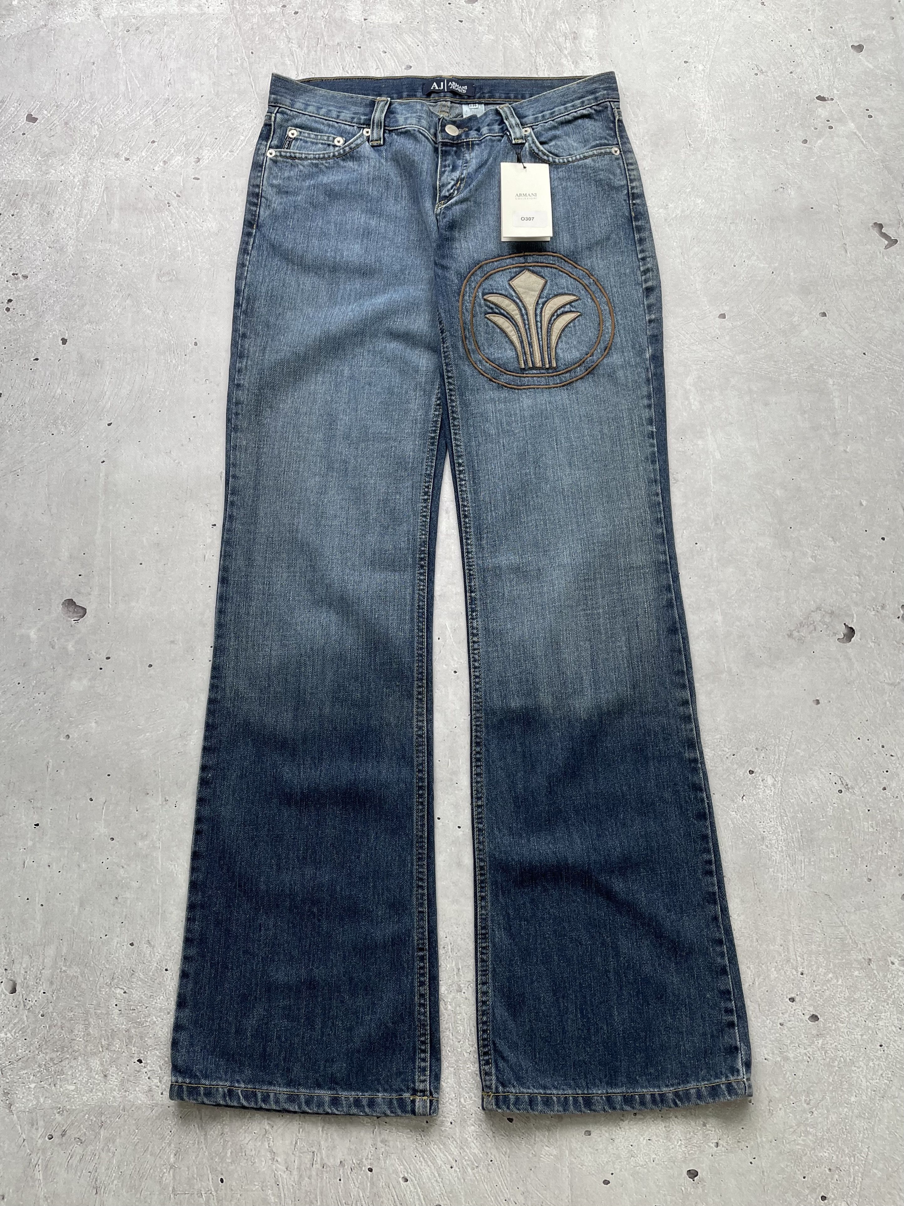 Armani Armani Vintage Flared Jeans Size 31" - 1 Thumbnail