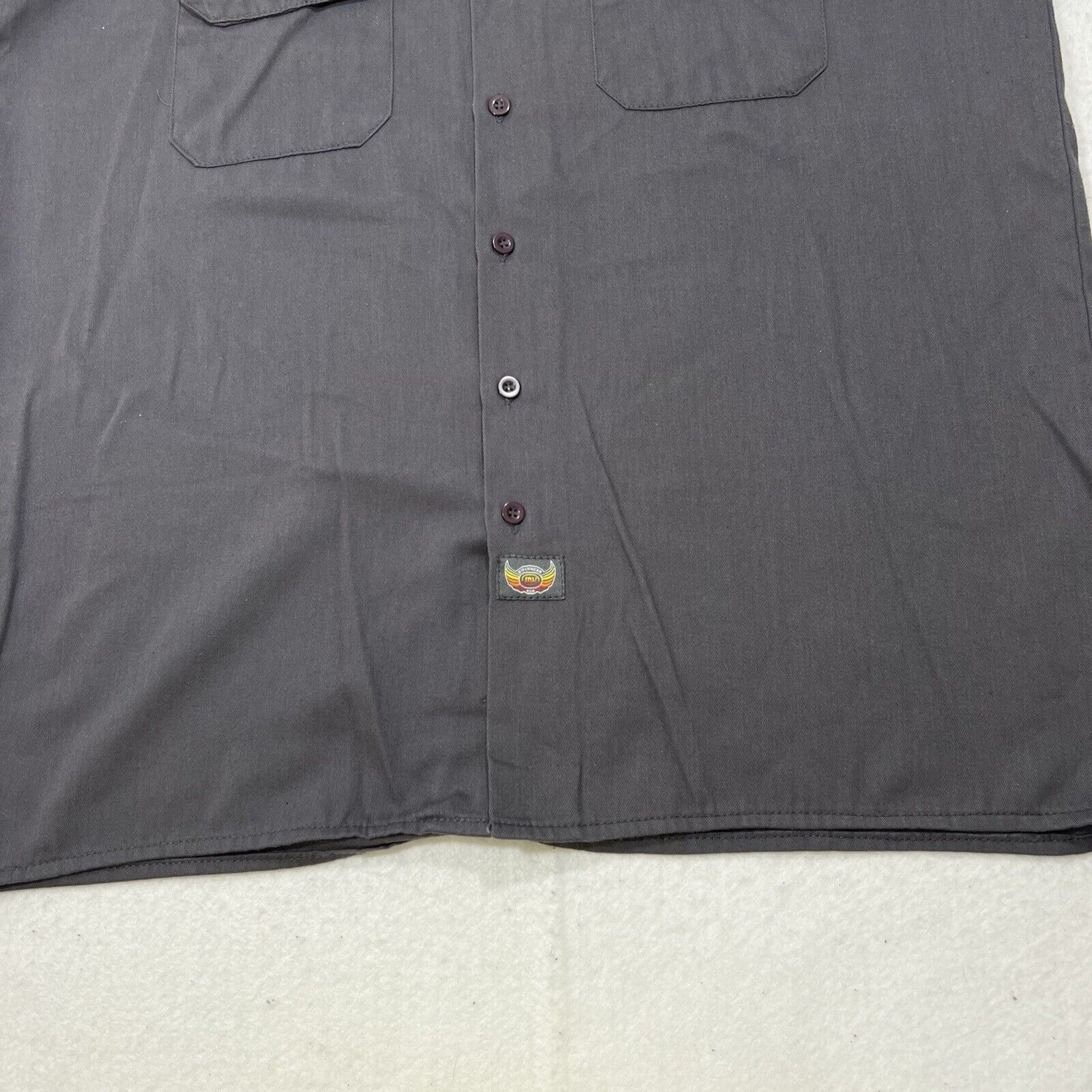 Vintage BikerWear USA Last Stop Motorcycle Repair Short Sleeve Shirt Size US L / EU 52-54 / 3 - 10 Thumbnail