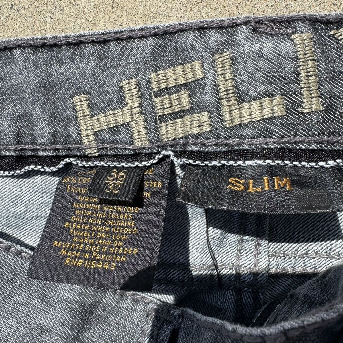 Helix × JNCO × Southpole Vintage 90s Vertical Denim Black Skater Helix Jeans 36 Size US 36 / EU 52 - 10 Thumbnail