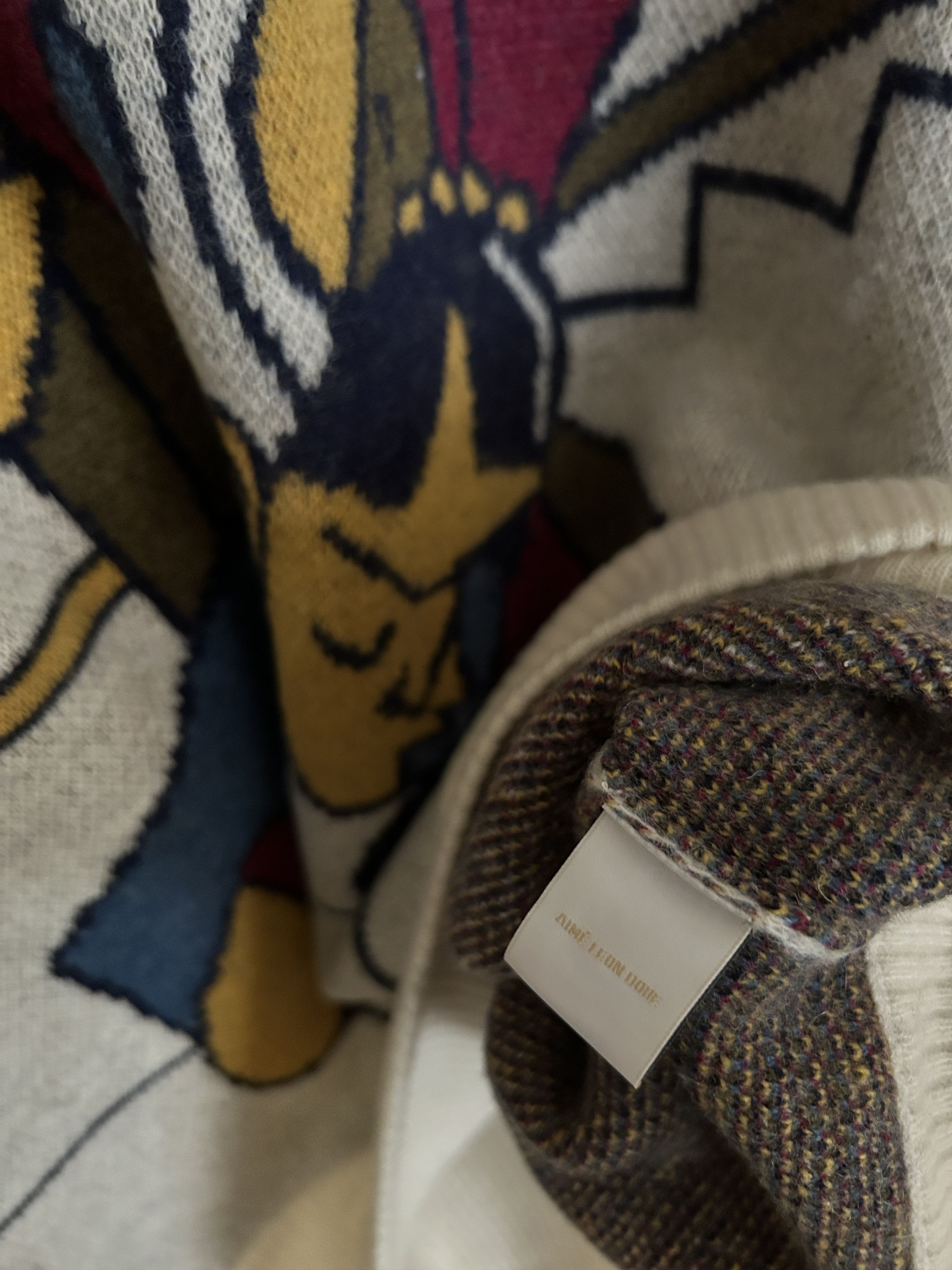 Aime Leon Dore Molina Tape up Sweater Picasso crewneck Wool F/W 20 Size US M / EU 48-50 / 2 - 11 Thumbnail