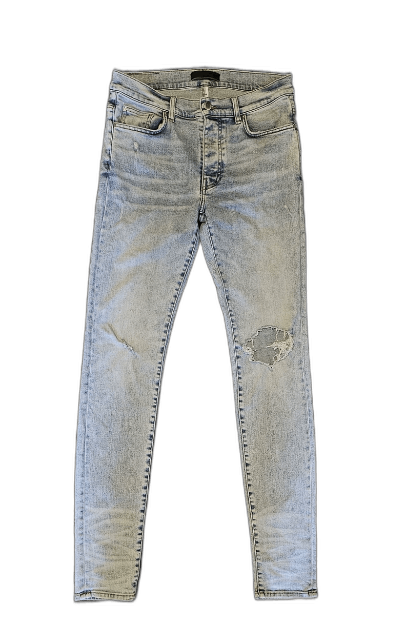 Amiri Amiri Distressed Denim Jeans with Hole Size US 32 / EU 48 - 1 Thumbnail