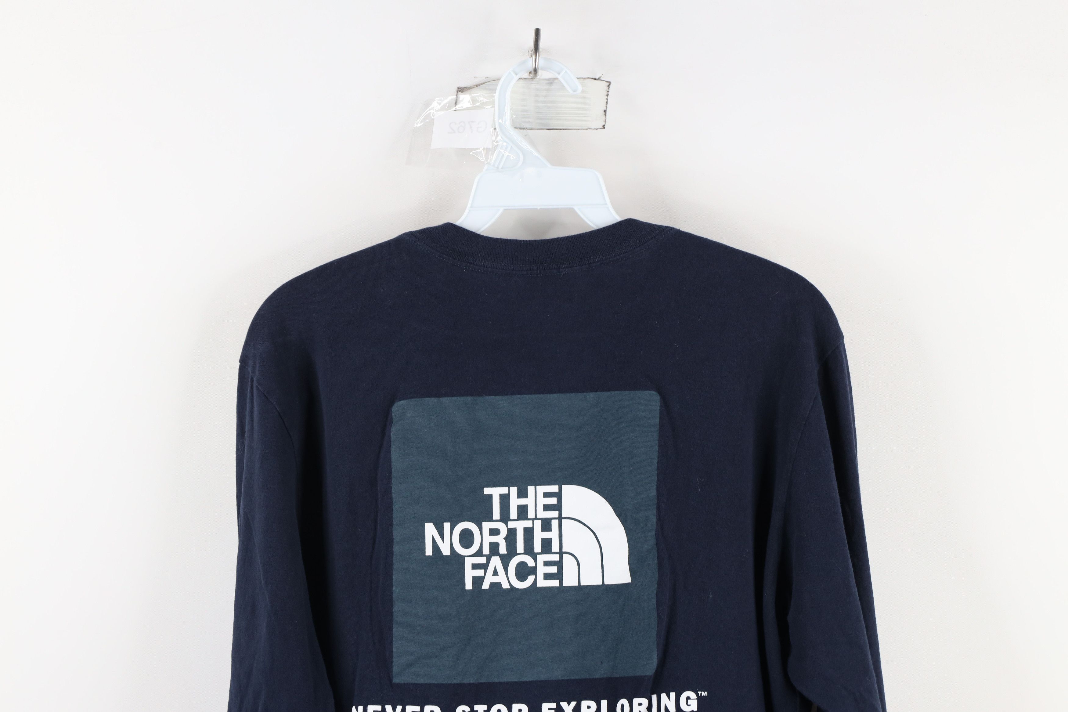 The North Face × Vintage The North Face Spell Out Big Logo Long Sleeve T-Shirt Blue Size US S / EU 44-46 / 1 - 9 Thumbnail