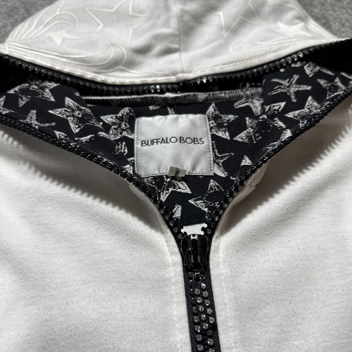 BUFFALO BOBS Buffalo Bobs Full Zipper Hoodie Sweater line stone archive Size US M / EU 48-50 / 2 - 2 Thumbnail