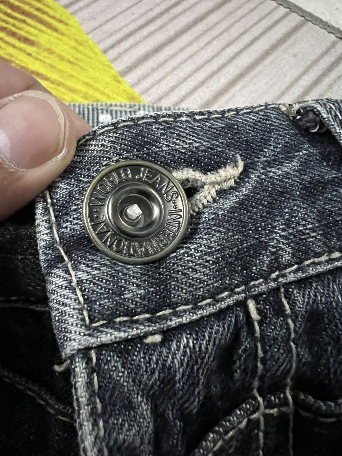 Japanese Brand 💥DOUBLE WAIST💥ANTFUI PUNK CLAWMARK JEANS Size US 29 - 7 Thumbnail