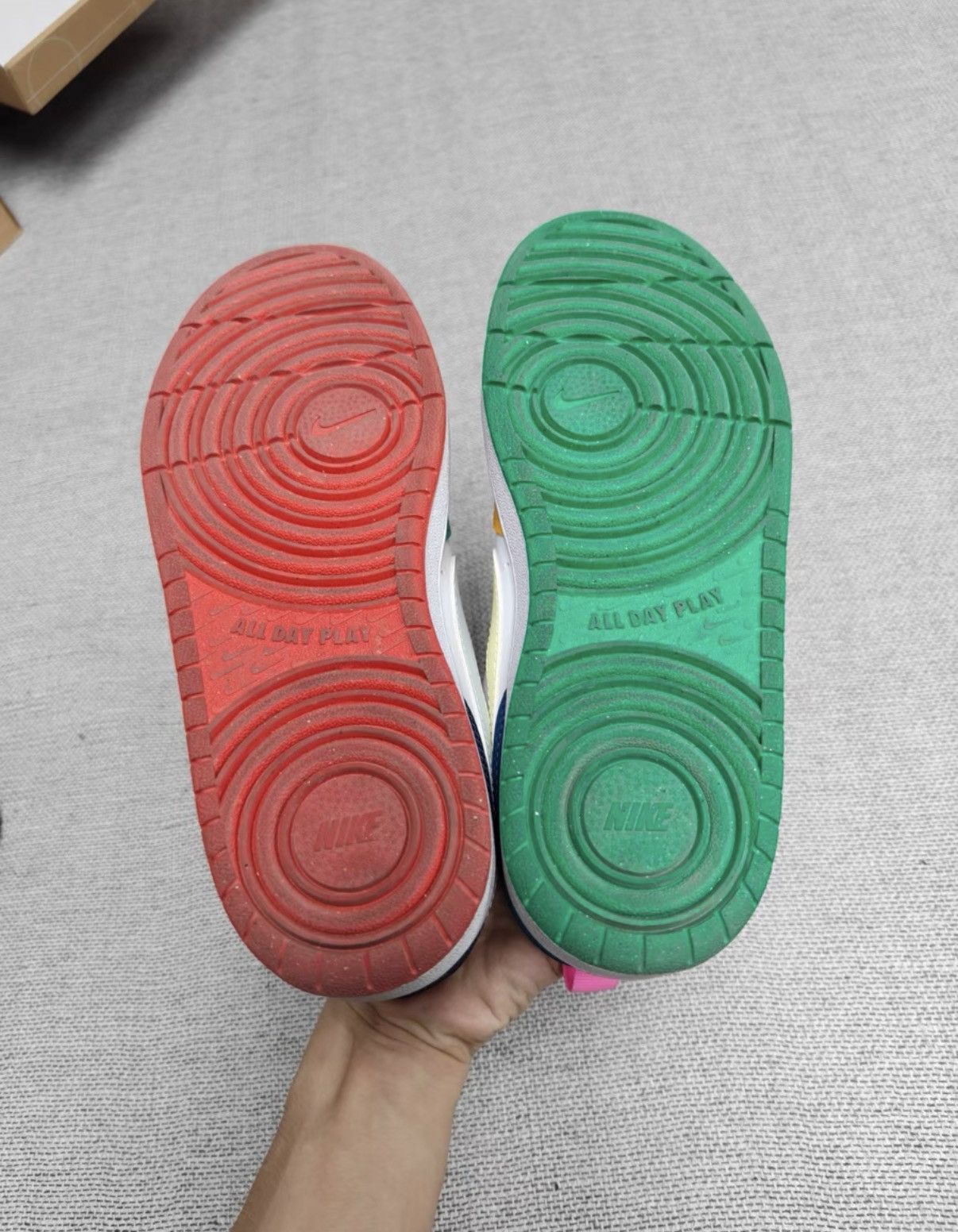 Nike Nike Court Borough Low GS Mismatched Sneakers K37 Size US 8.5 / IT 38.5 - 4 Thumbnail
