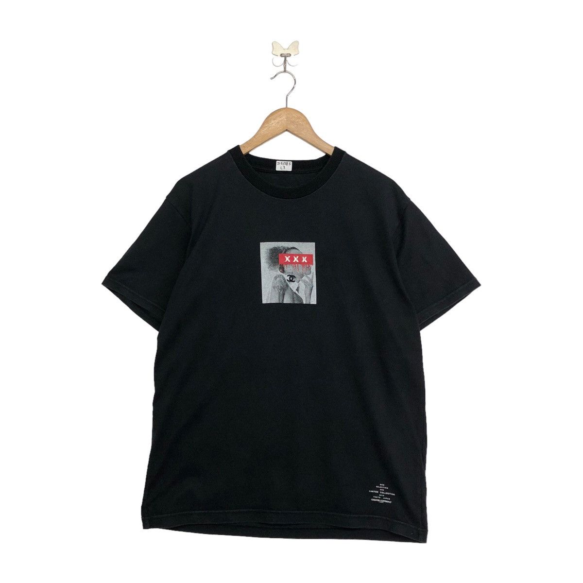 image of God Selection Xxx X Chester Coppertot Japanesebrand Tee in Black, Men's (Size Large)