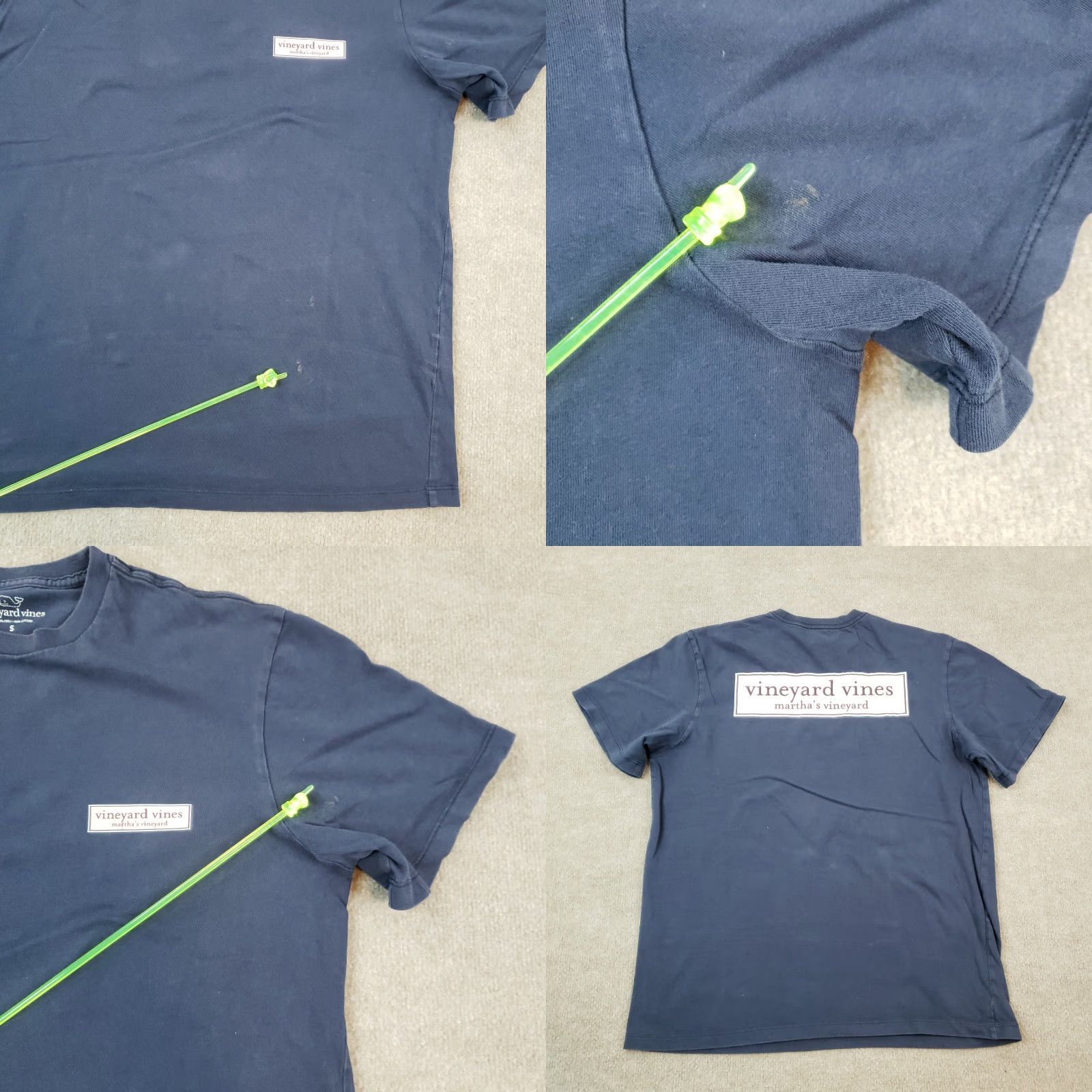 Vineyard Vines Vineyard Vines Mens Small Blue Long Sleeve Crew Neck Cotton T-Shirt Preppy Casual Size US S / EU 44-46 / 1 - 8 Thumbnail