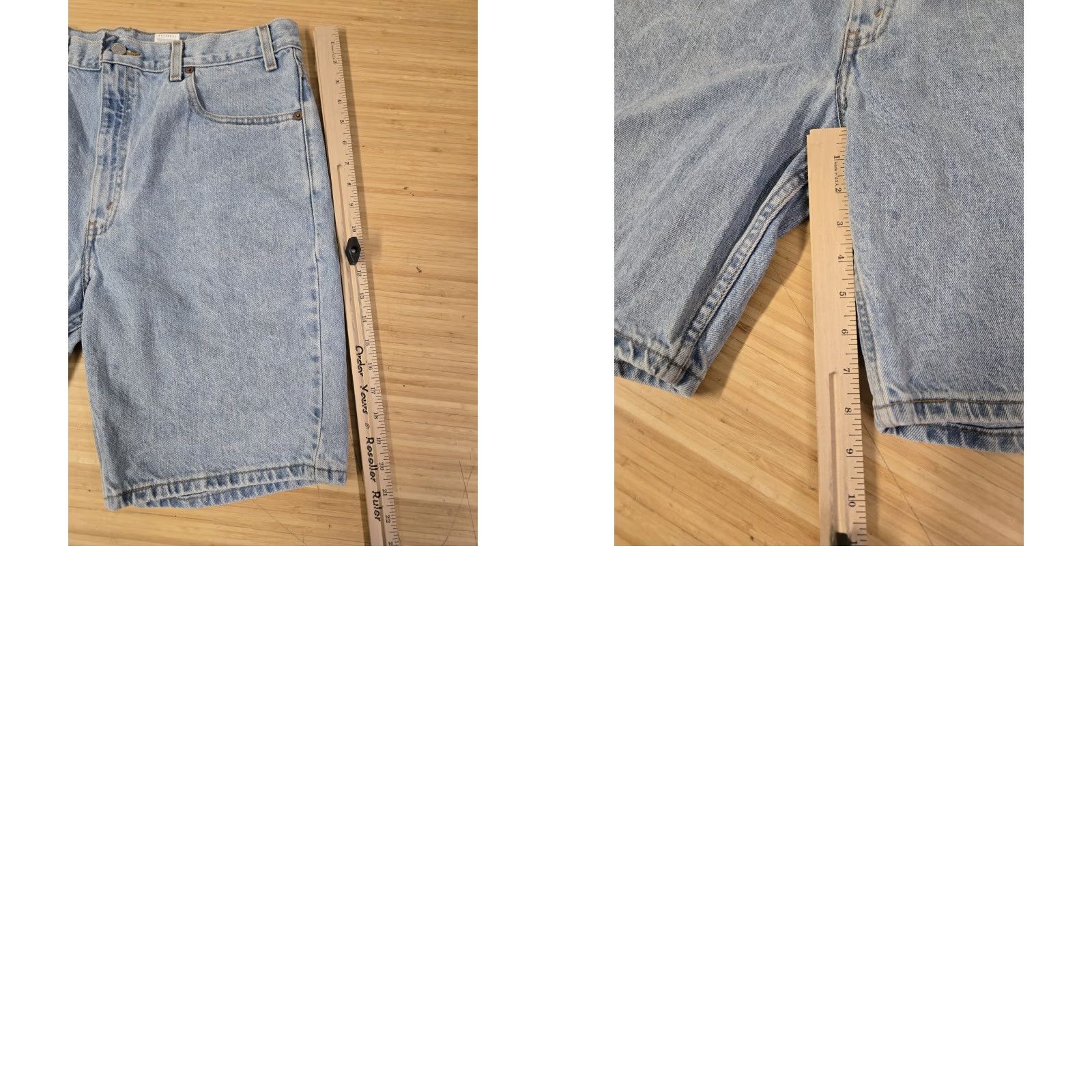 Levi's VINTAGE Levi’s 505 Denim Jean Shorts Mens Size 36 Blue 90s Y2K Distressed Pockets Button Logo Denim Cotton Mexico Regular Size US 36 / EU 52 - 8 Thumbnail