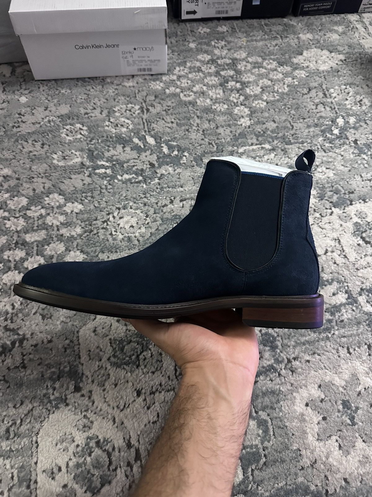 Steve Madden Steve Madden Bronn Chelsea Boots Navy Suede Size 8 Size US 8 / EU 41 - 4 Thumbnail