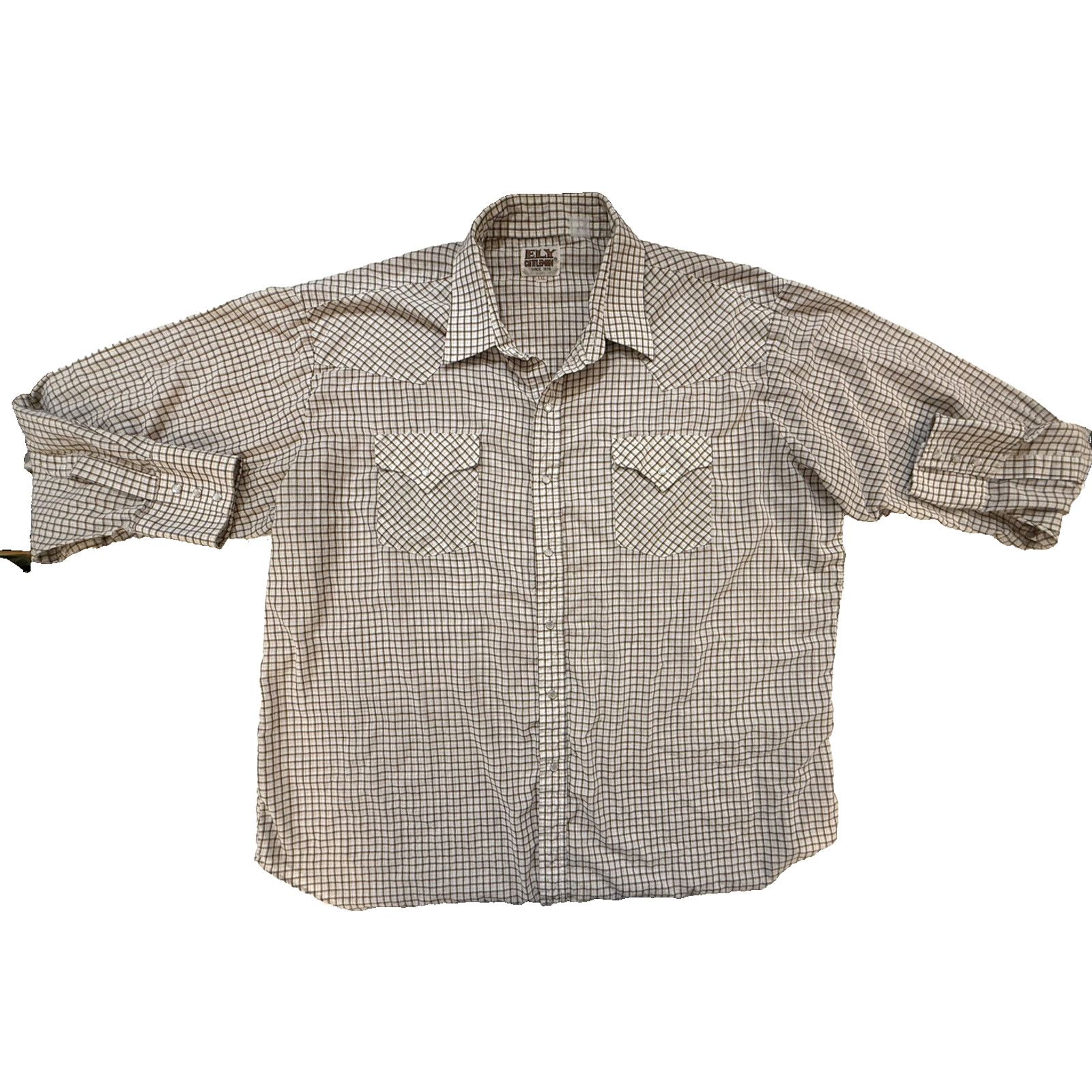 & Other Stories Vintage ELY Cattleman Western Shirt 2XL Pearl Snap Cowboy Size US XXL / EU 58 / 5 - 5 Thumbnail