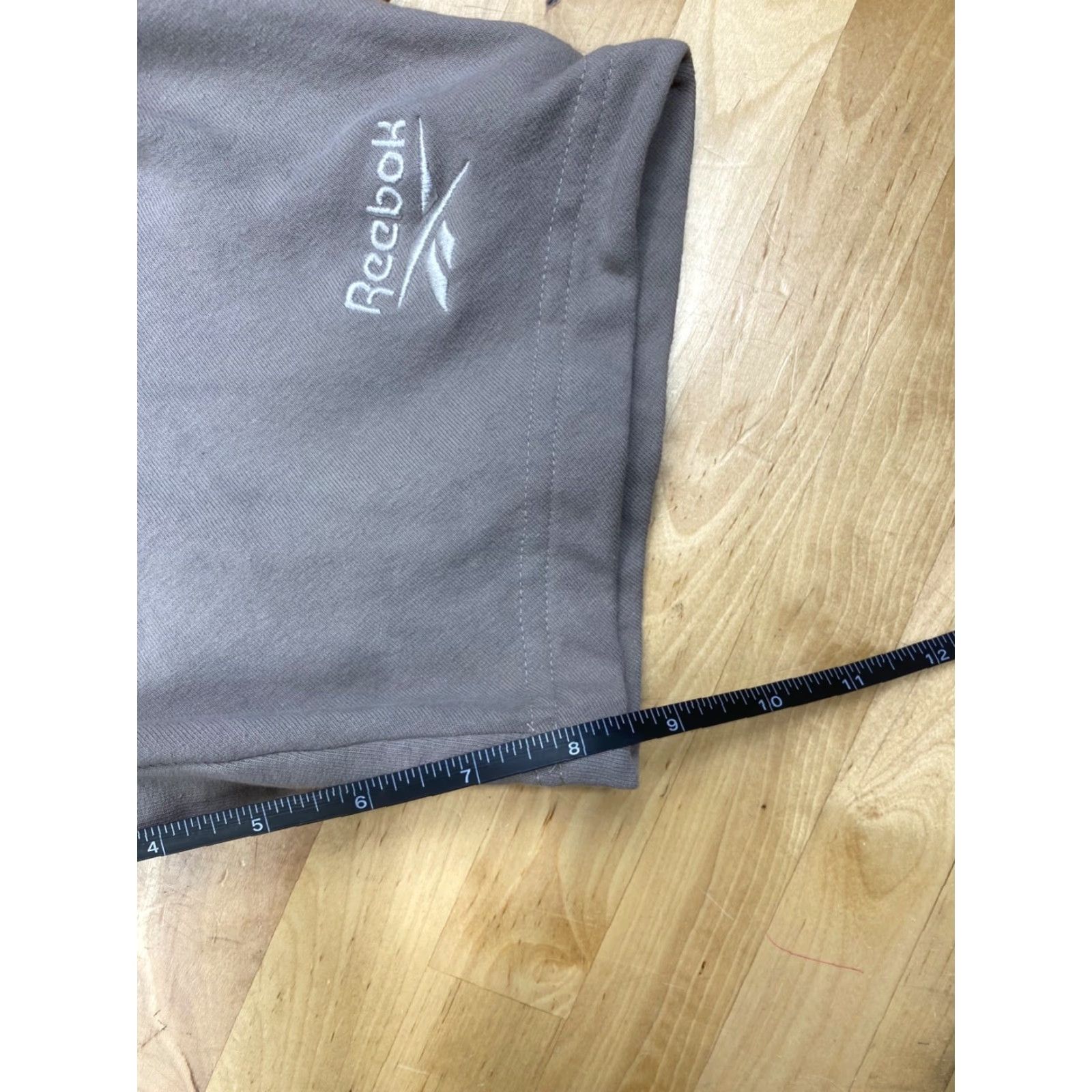 Reebok VINTAGE Reebok Biker Shorts Womens M Gray Activewear Gym Training Running 7121 Size 32" / US 10 / IT 46 - 6 Thumbnail