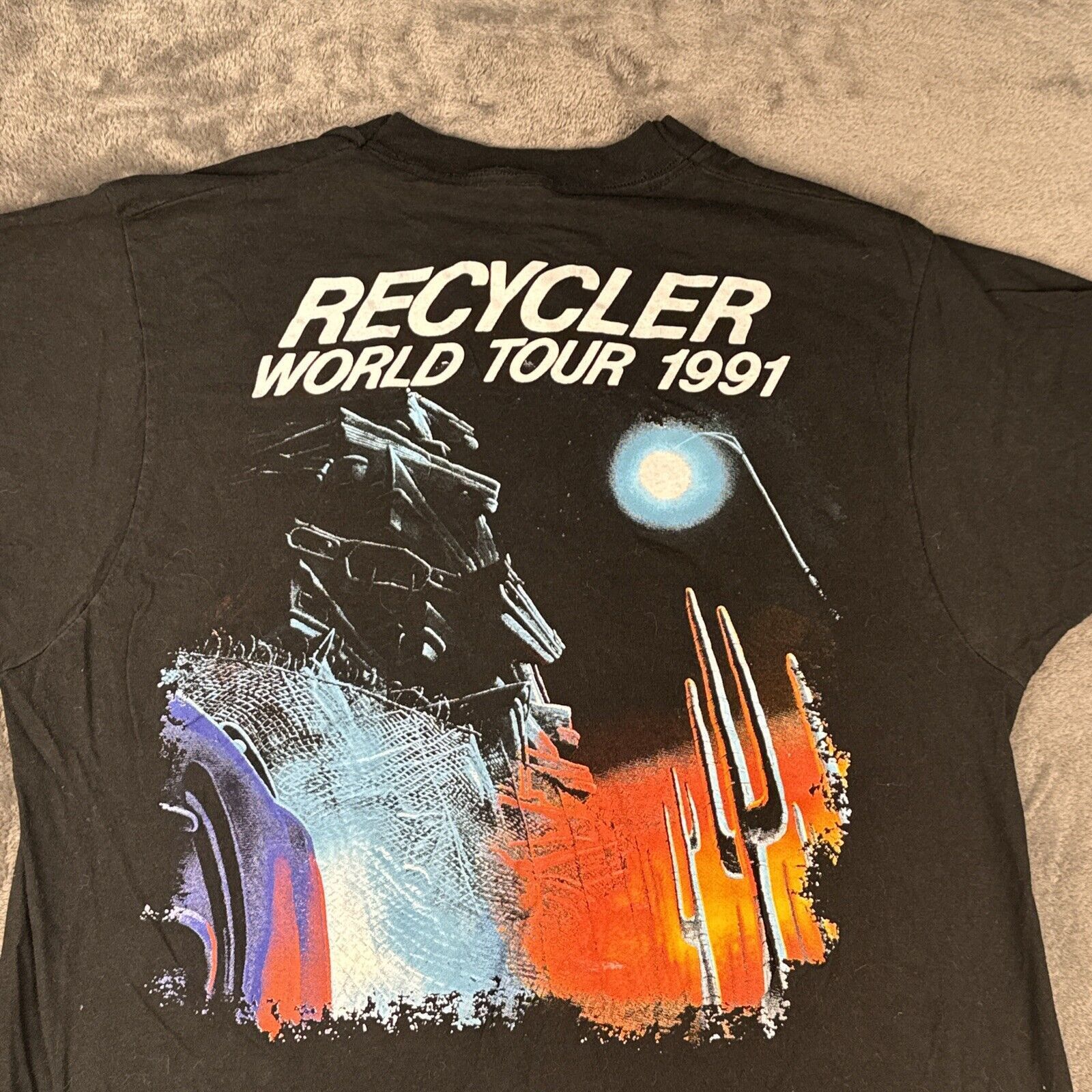 Other ZZ TOP Band Vintage 1990 1991 T-Shirt XL Recycler World Tour Size US XL / EU 56 / 4 - 16 Thumbnail
