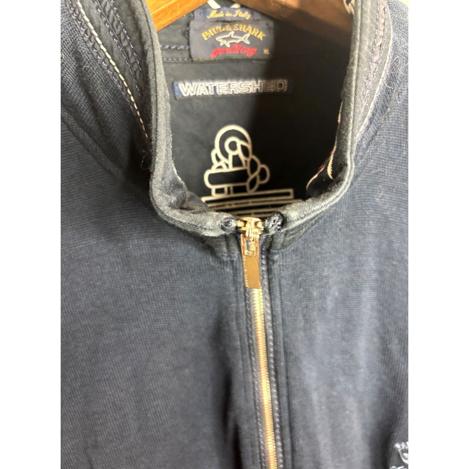 Paul & Shark Paul & Shark Yachting Sweater XL Blue Cotton Knit 1/4 Zip Pullover Embroidered Logo Navy Nautical Classic Wool? Size US XL / EU 56 / 4 - 4 Thumbnail