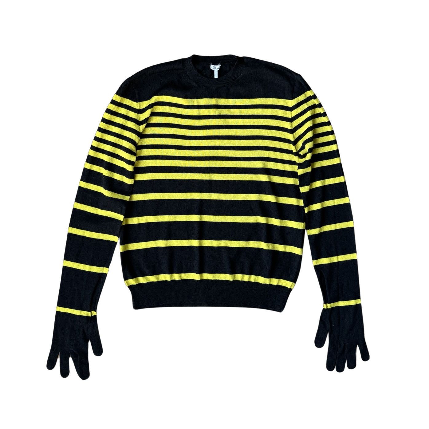 Loewe SS23 Striped Glove Sweater (BNWT) Size US L / EU 52-54 / 3 - 1 Thumbnail
