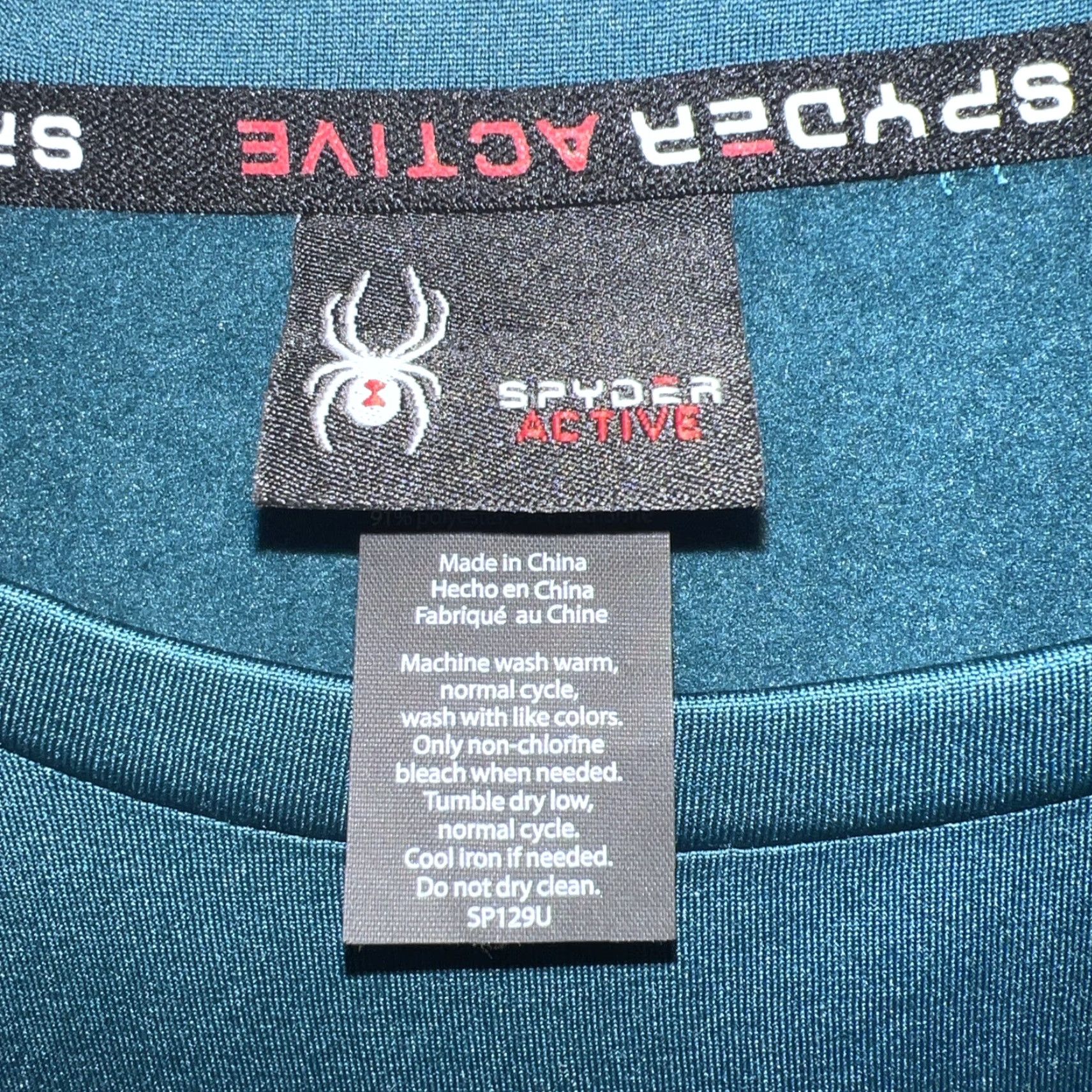 Spyder Spyder Blue Long Sleeve T-Shirt Mens XL Athletic Activewear Size US XL / EU 56 / 4 - 3 Thumbnail